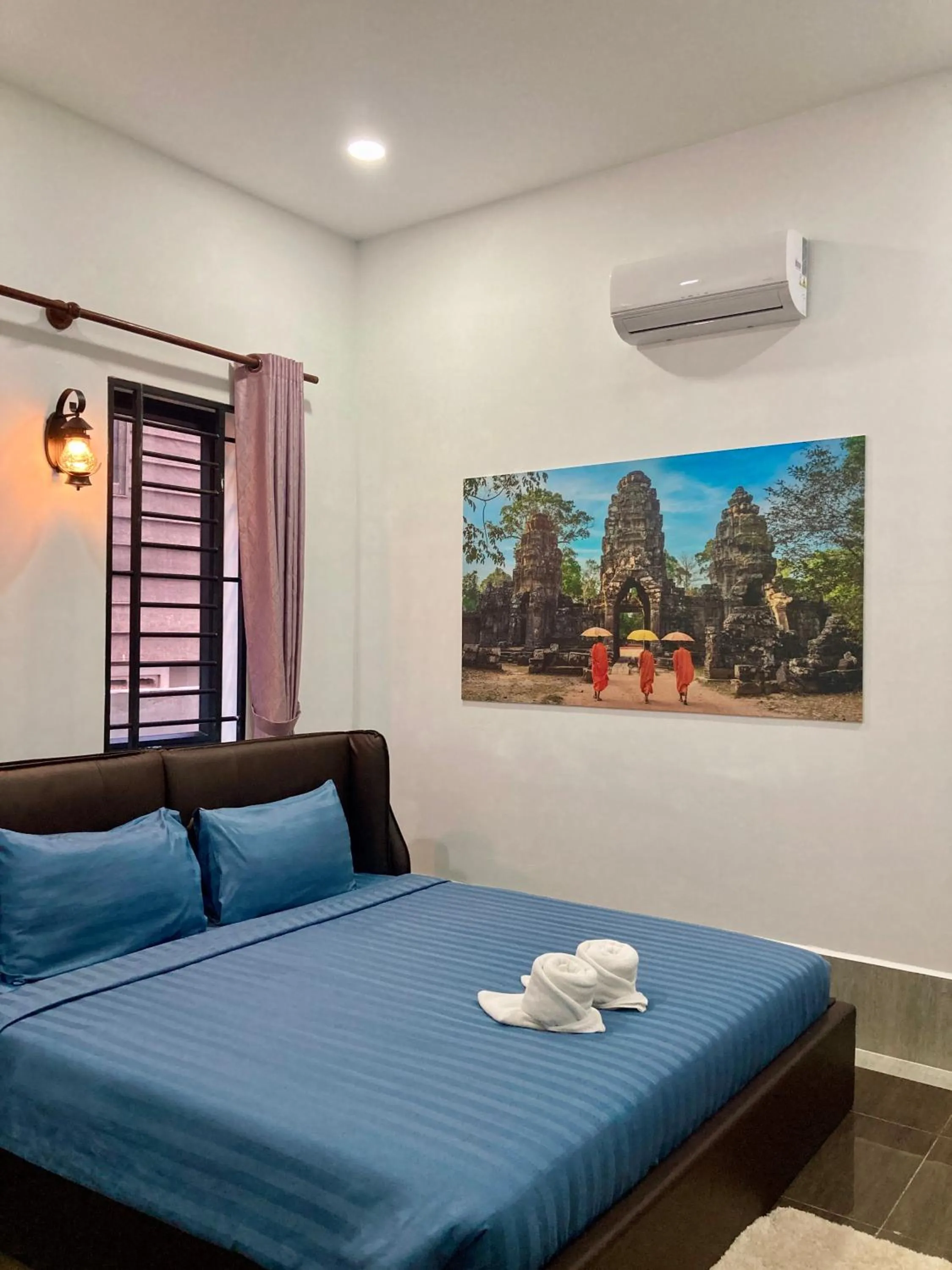 Bed in Lotus Haven Villa