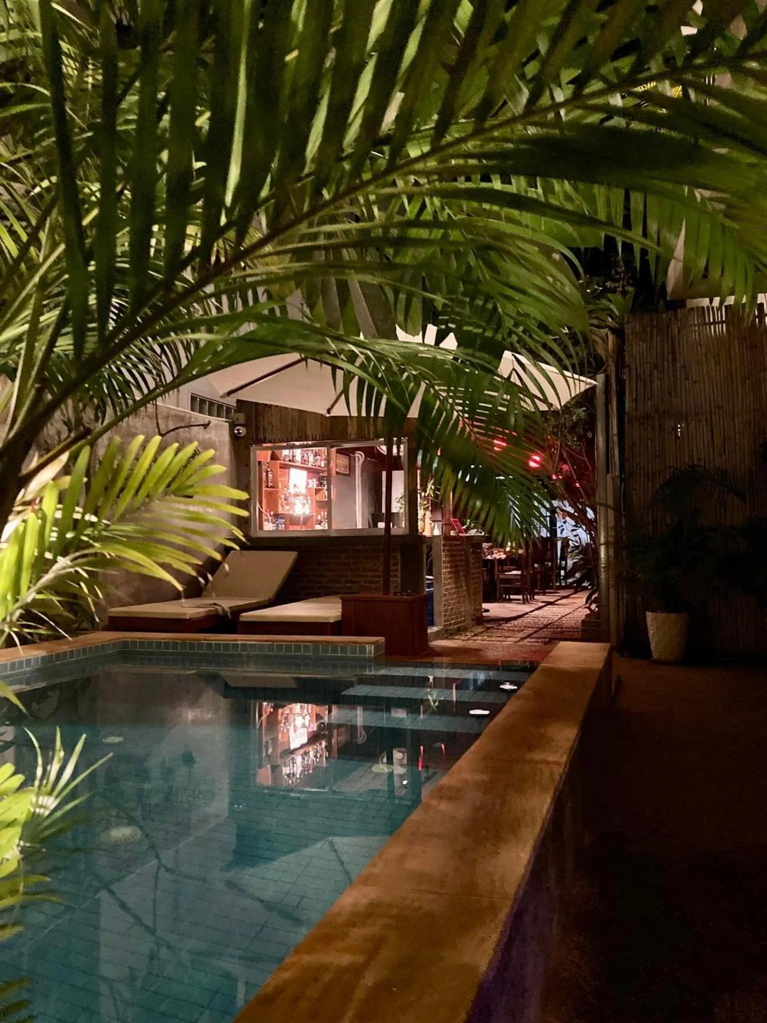 Pool view in Lotus Haven Villa