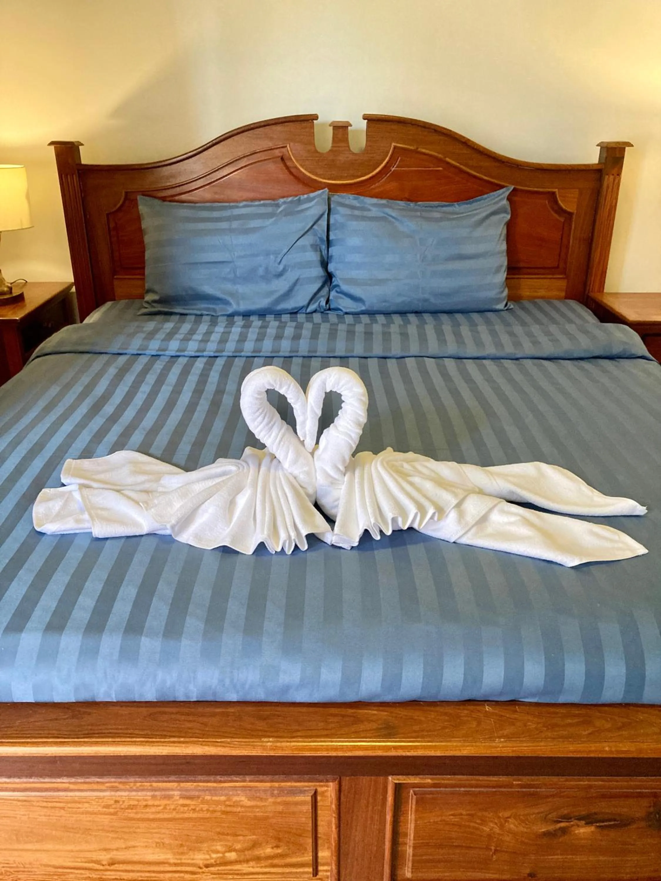 Bed in Lotus Haven Villa