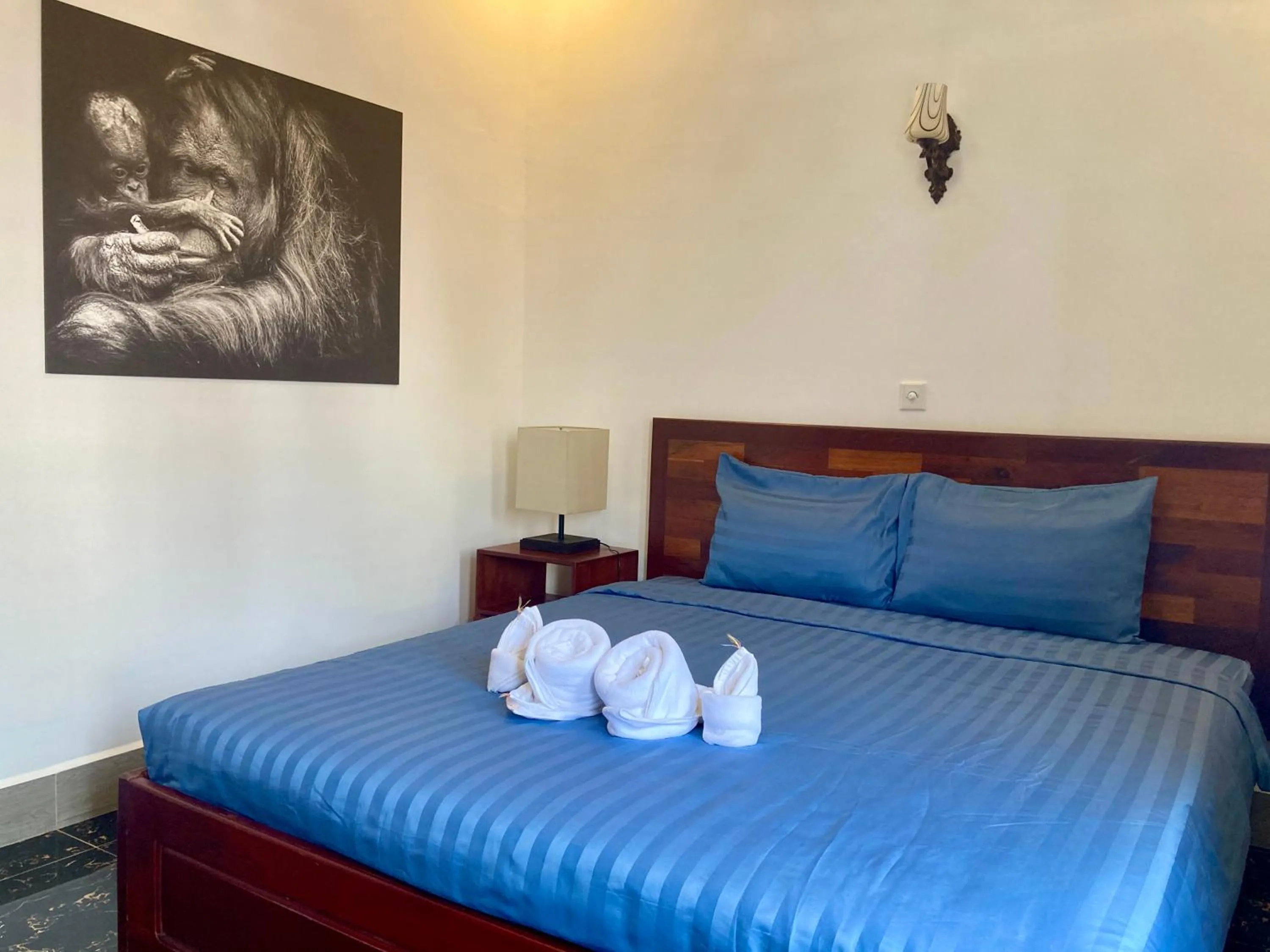 Bed in Lotus Haven Villa