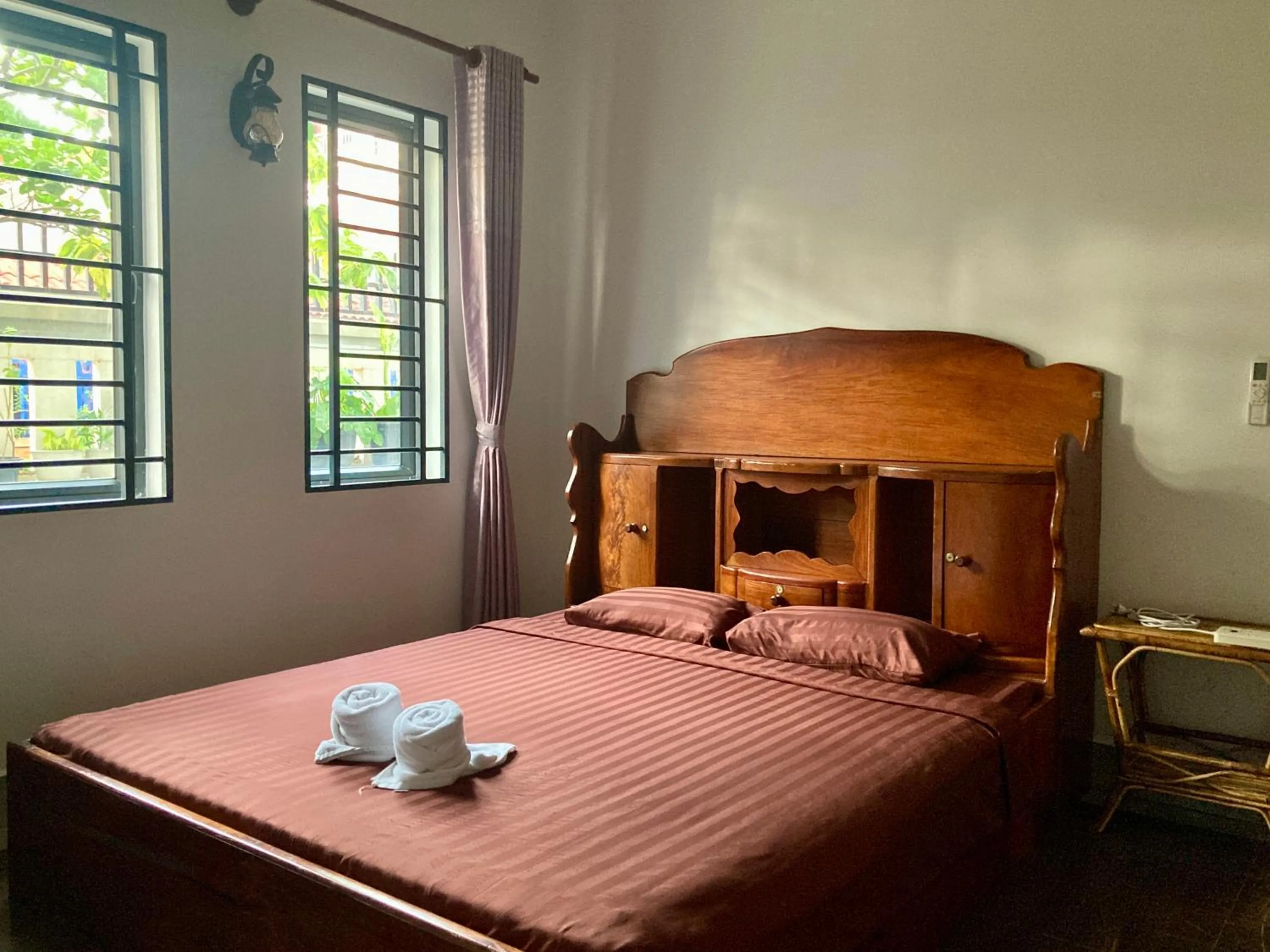 Bed in Lotus Haven Villa