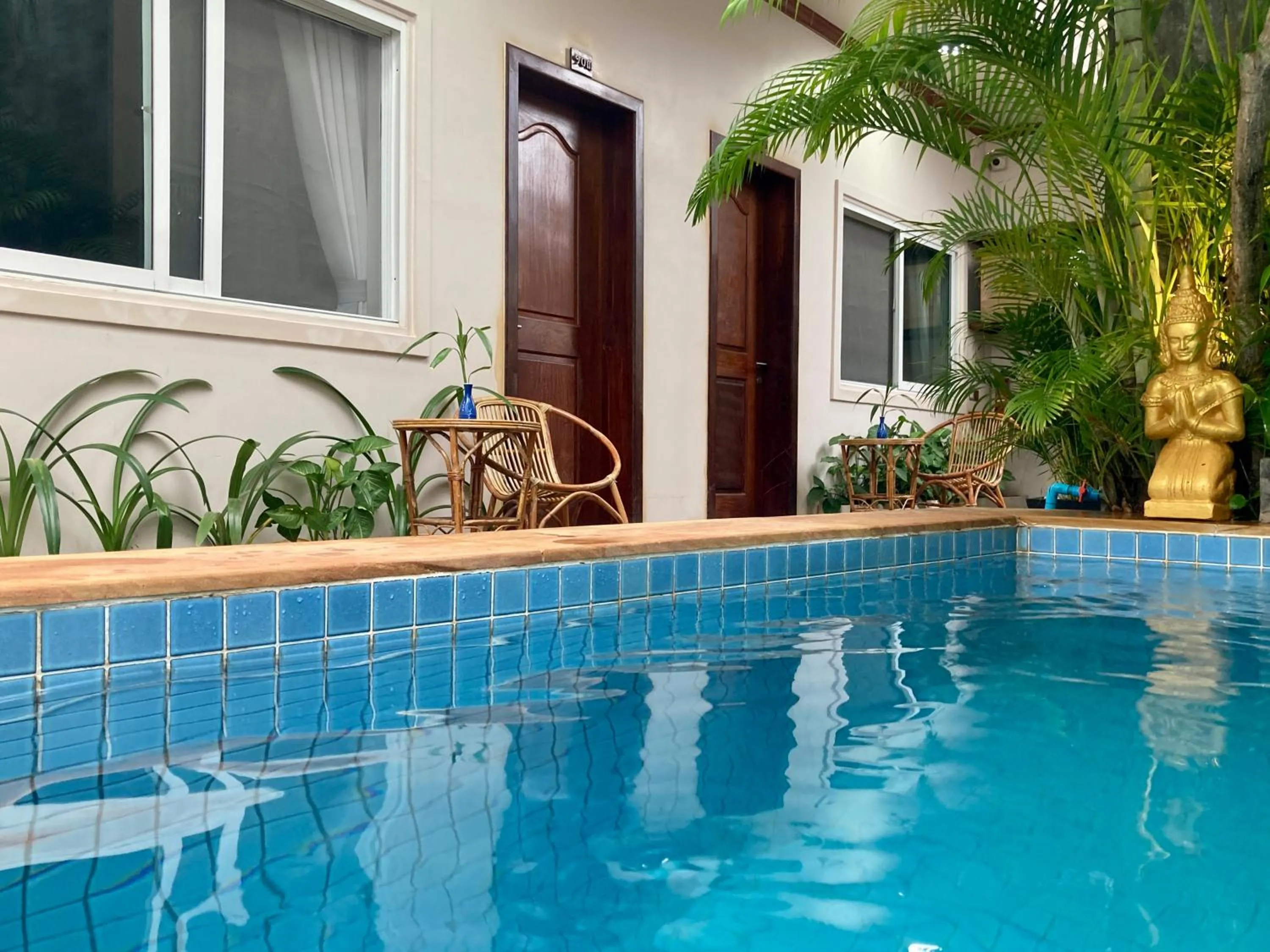 Pool view in Lotus Haven Villa