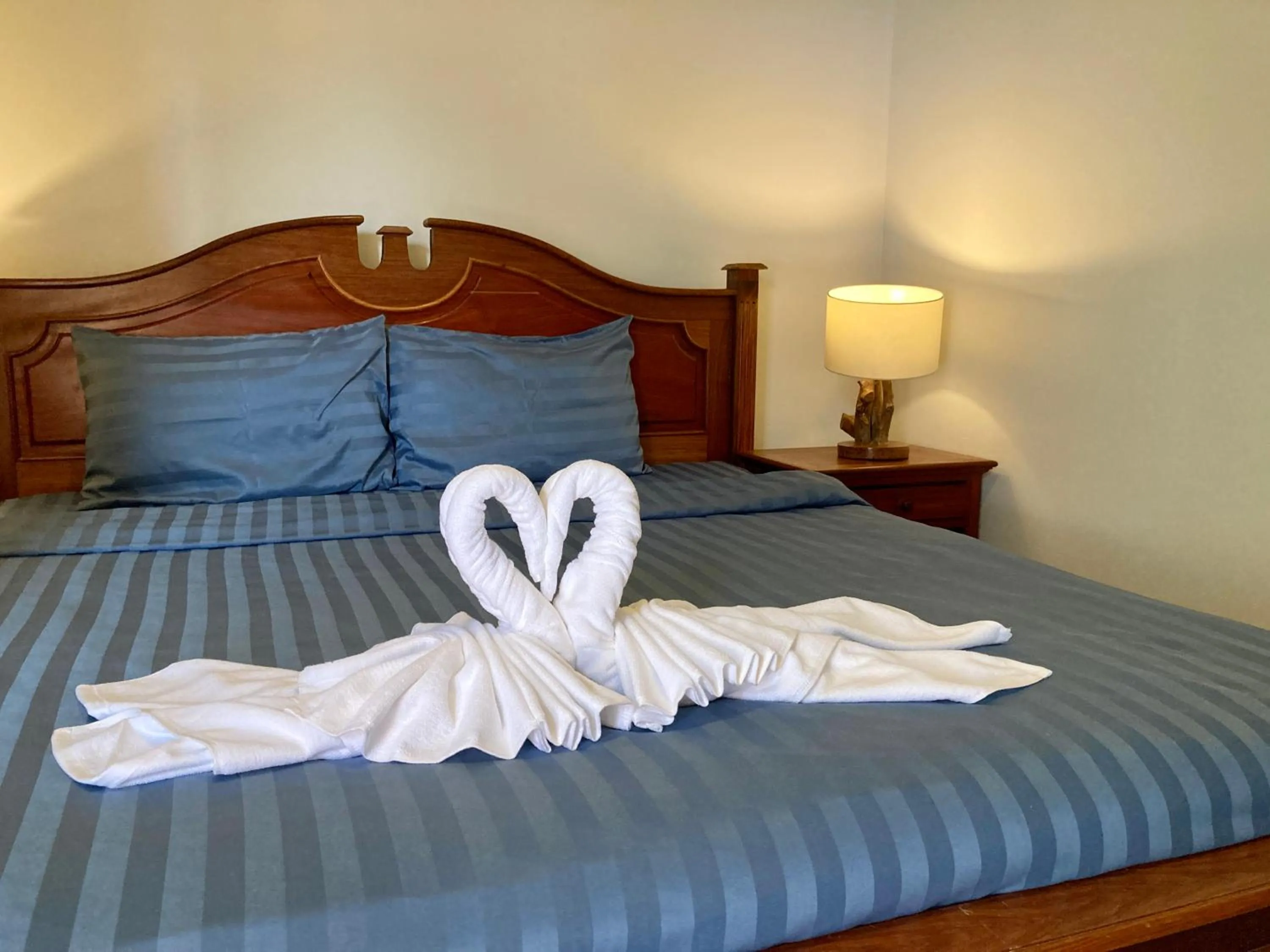 Bed in Lotus Haven Villa