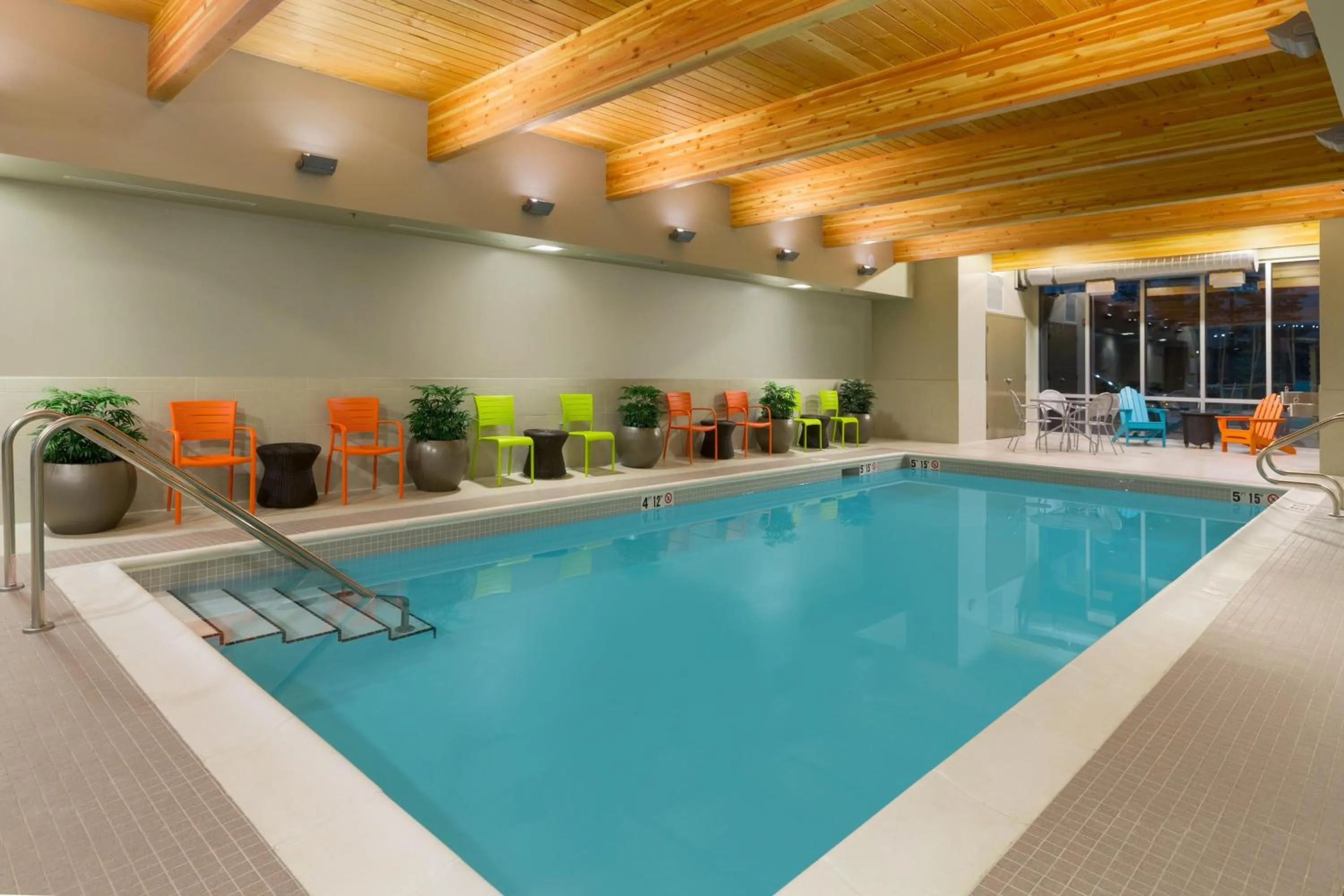 Pool view in Home2 Suites by Hilton West Edmonton