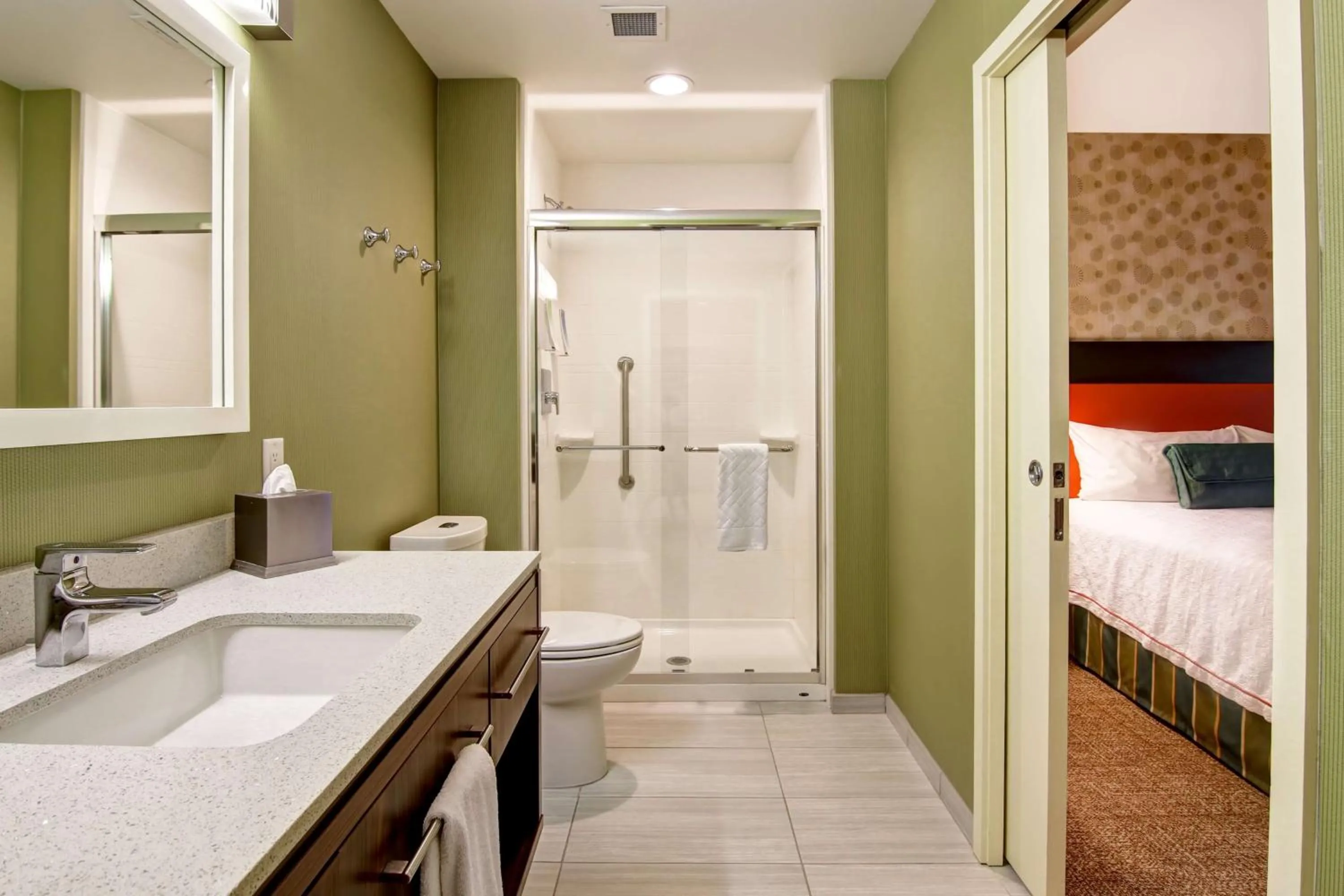Bathroom in Home2 Suites by Hilton West Edmonton