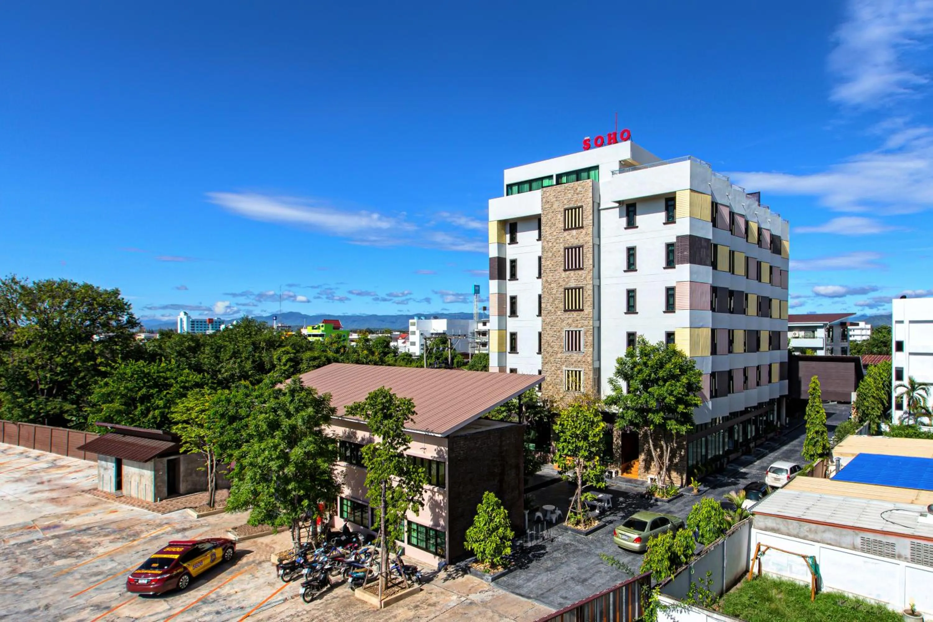 Off site in SOHO Boutique Hotel