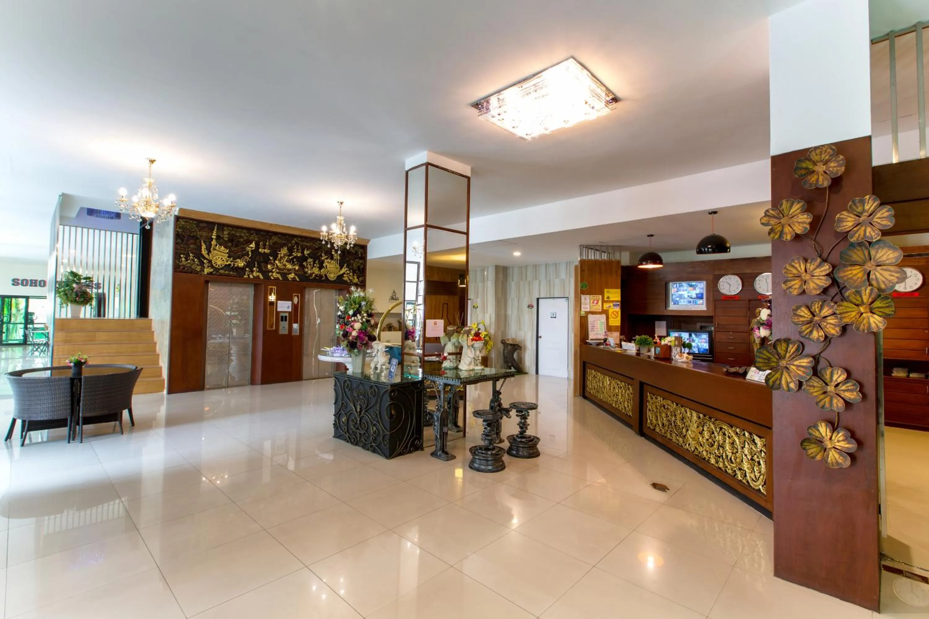 Lobby or reception in SOHO Boutique Hotel