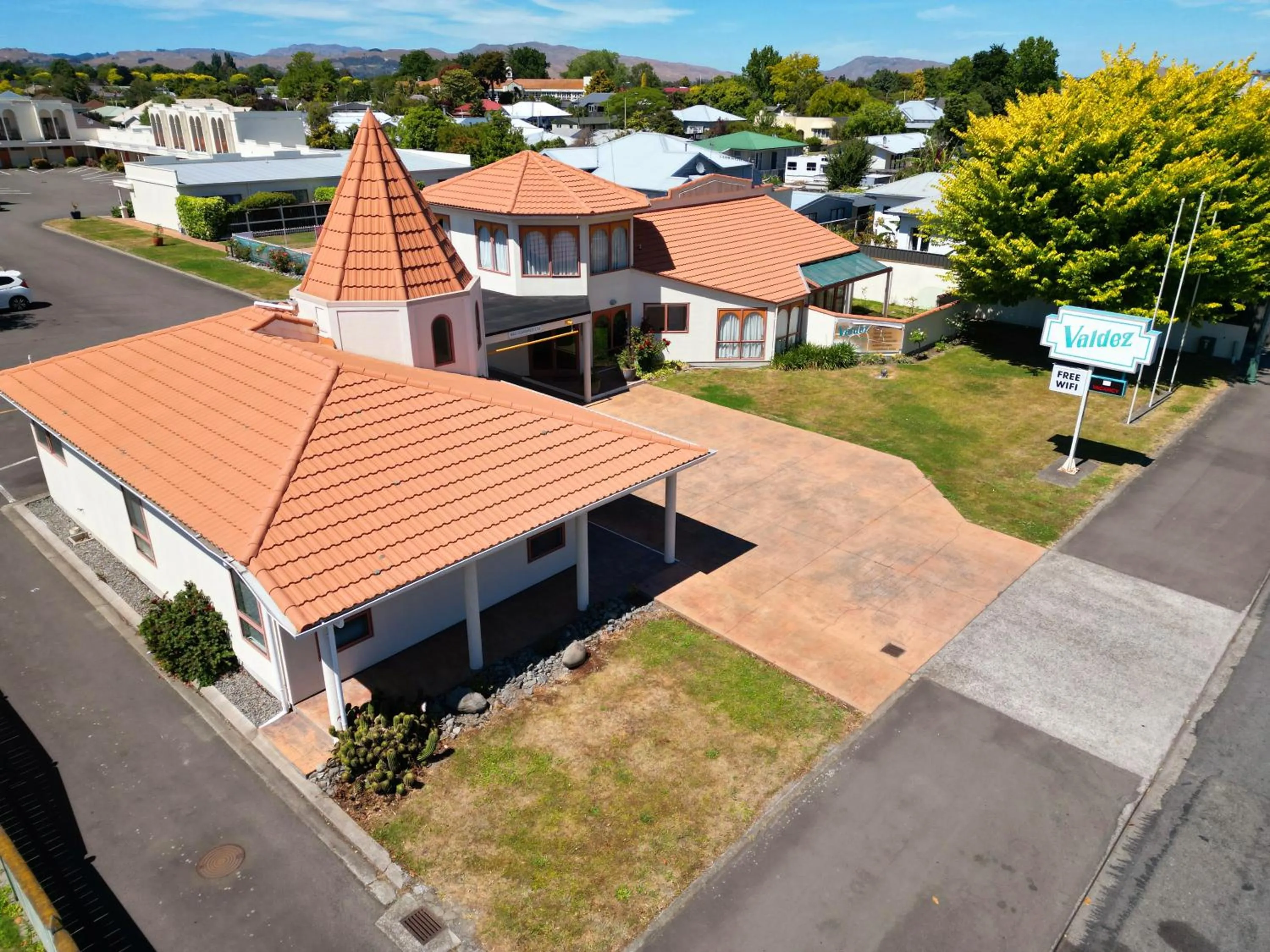 Bird's eye view in Valdez Motor Lodge