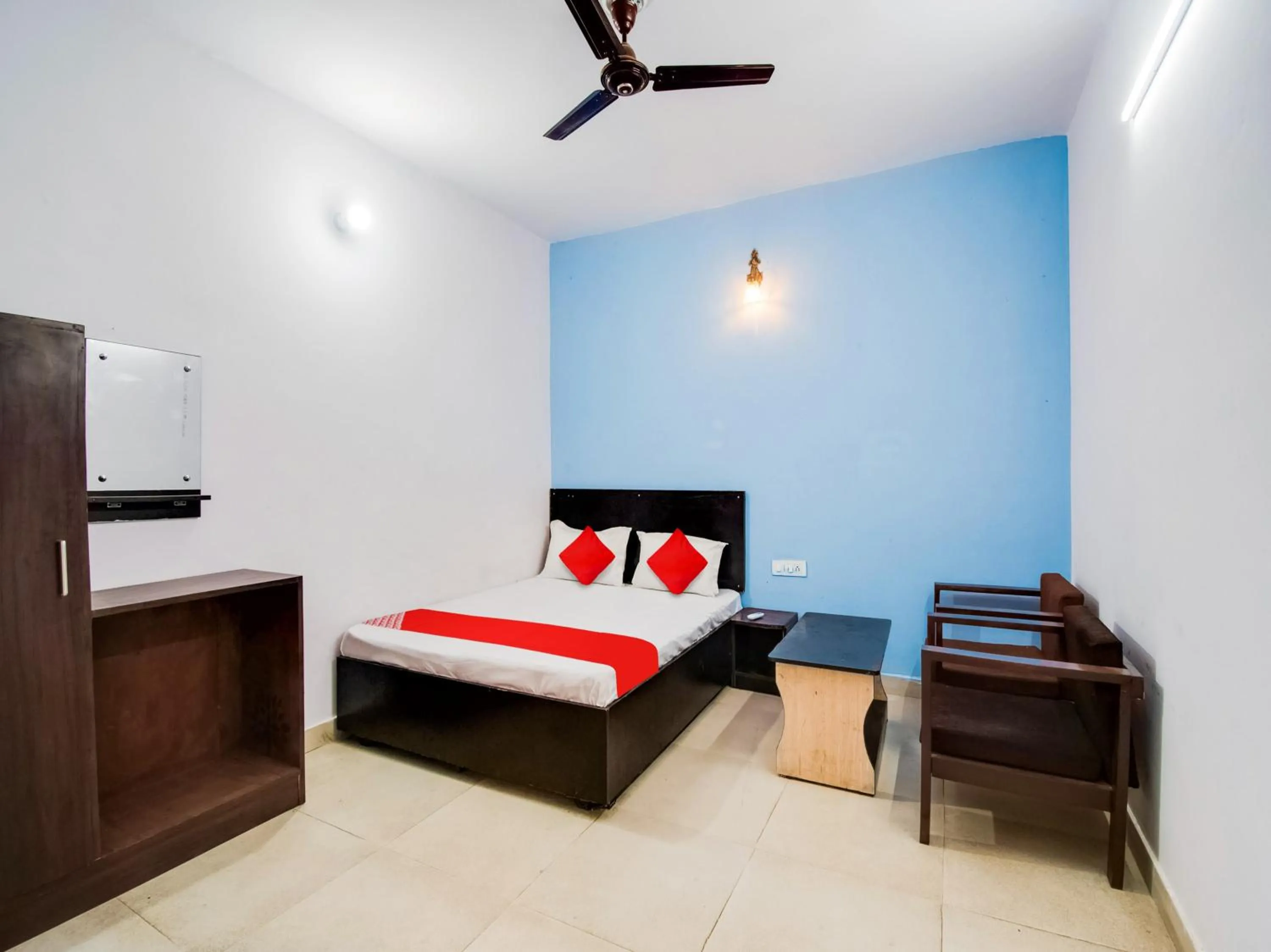 Bedroom, Bed in Hotel O The Grow Hotel Kanakpura Railway Station