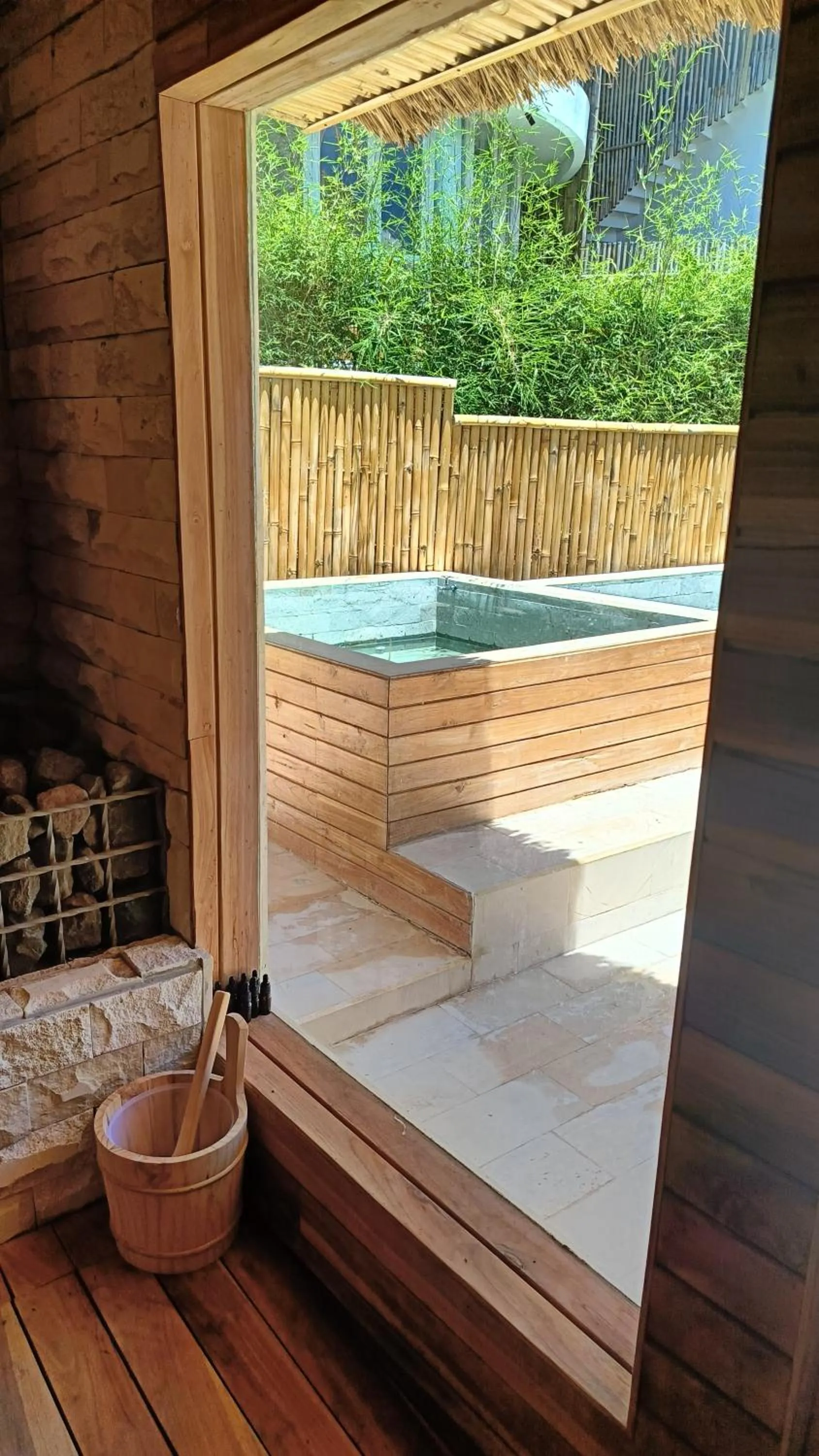 Sauna in Hillstone Luxury Village
