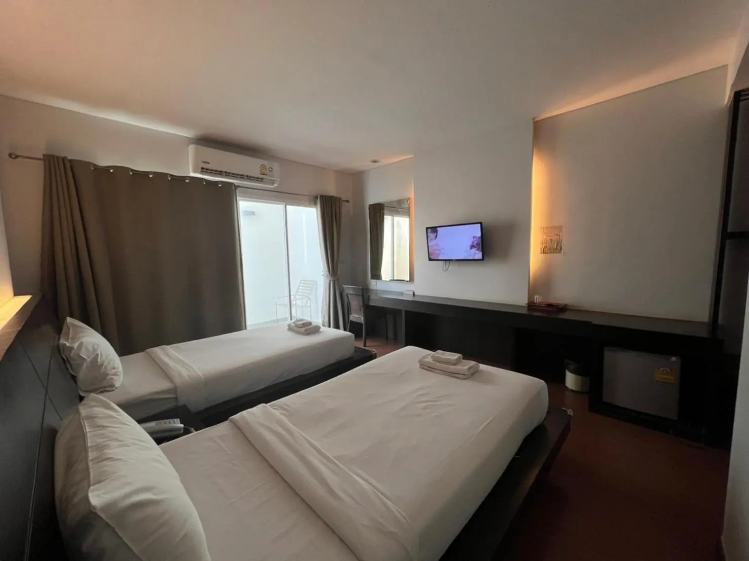 Bed in โรงแรม ดิ โอวาเล่ย์ [The O Valley Boutique Hotel]
