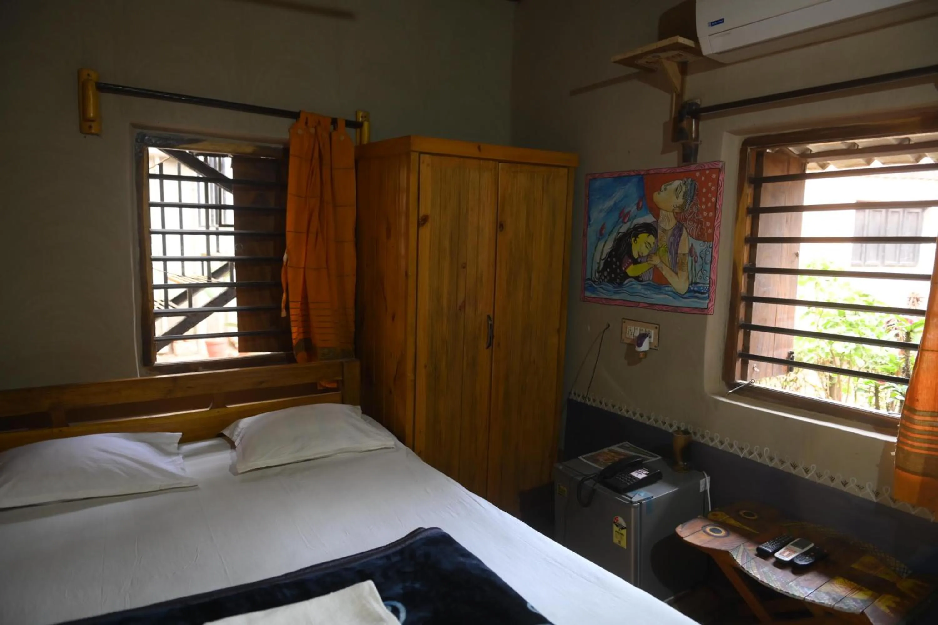 Bed in Ram Shyam Village Resort