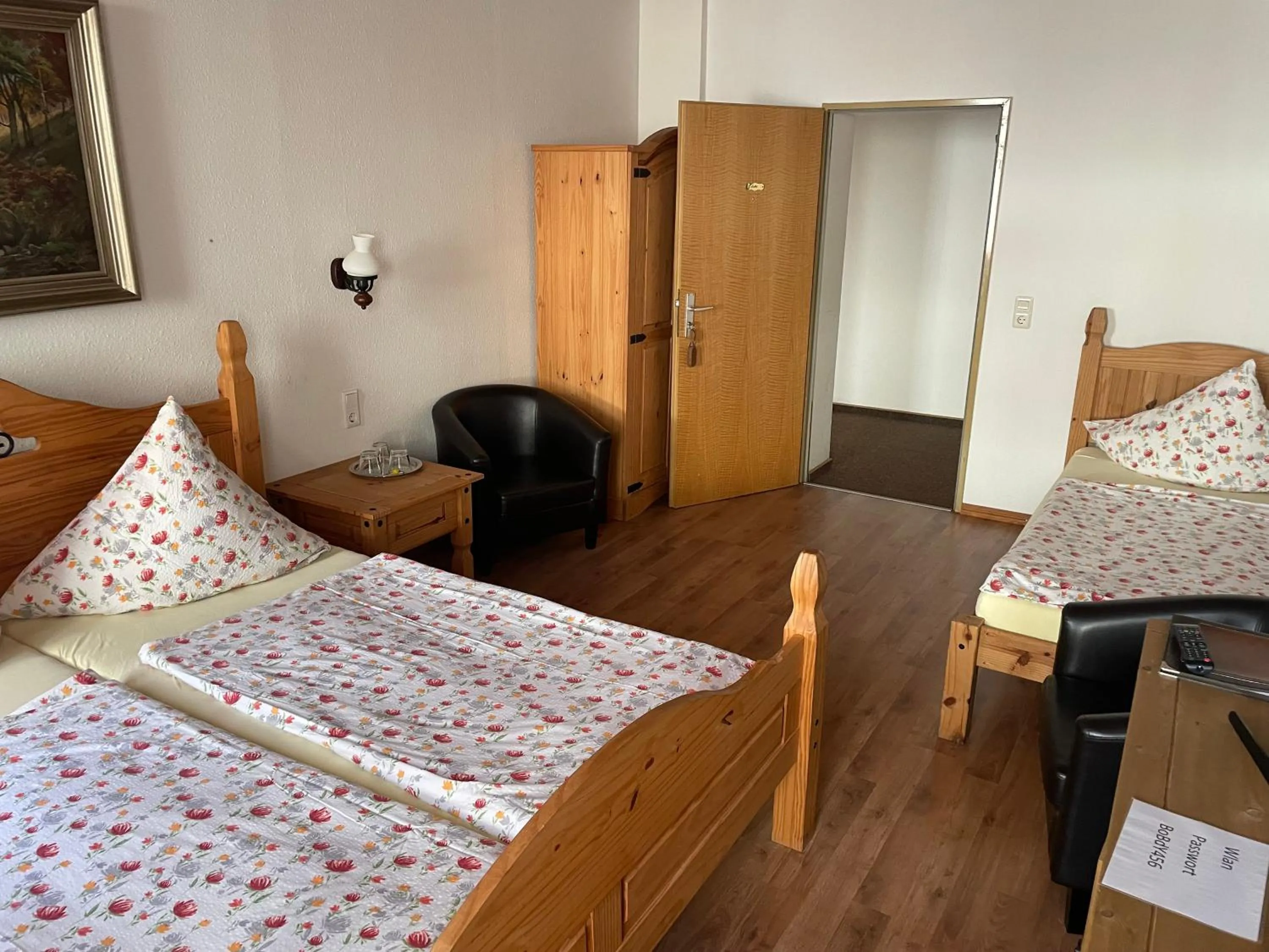 Bed in Hotel Klement