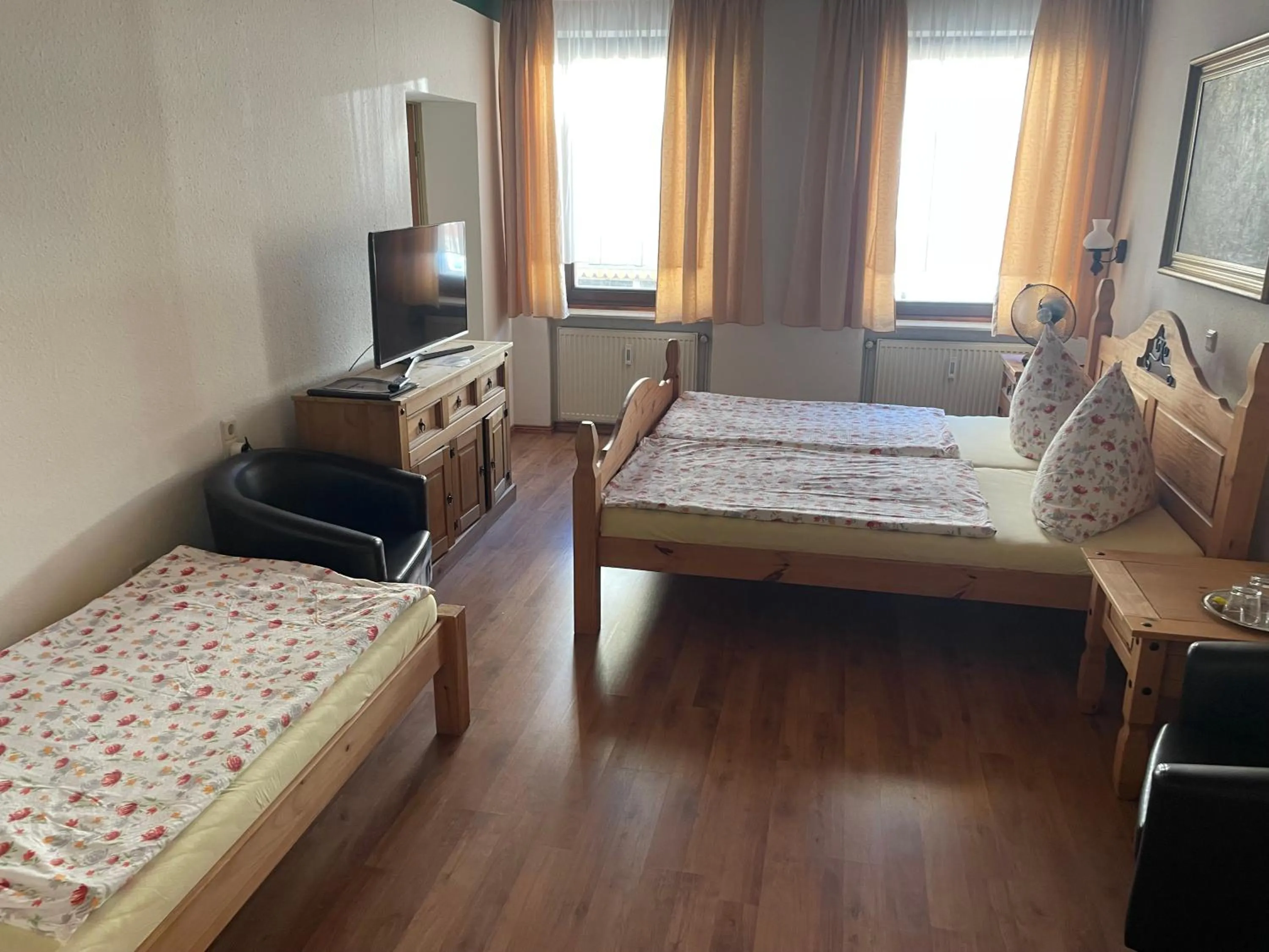 Bed in Hotel Klement