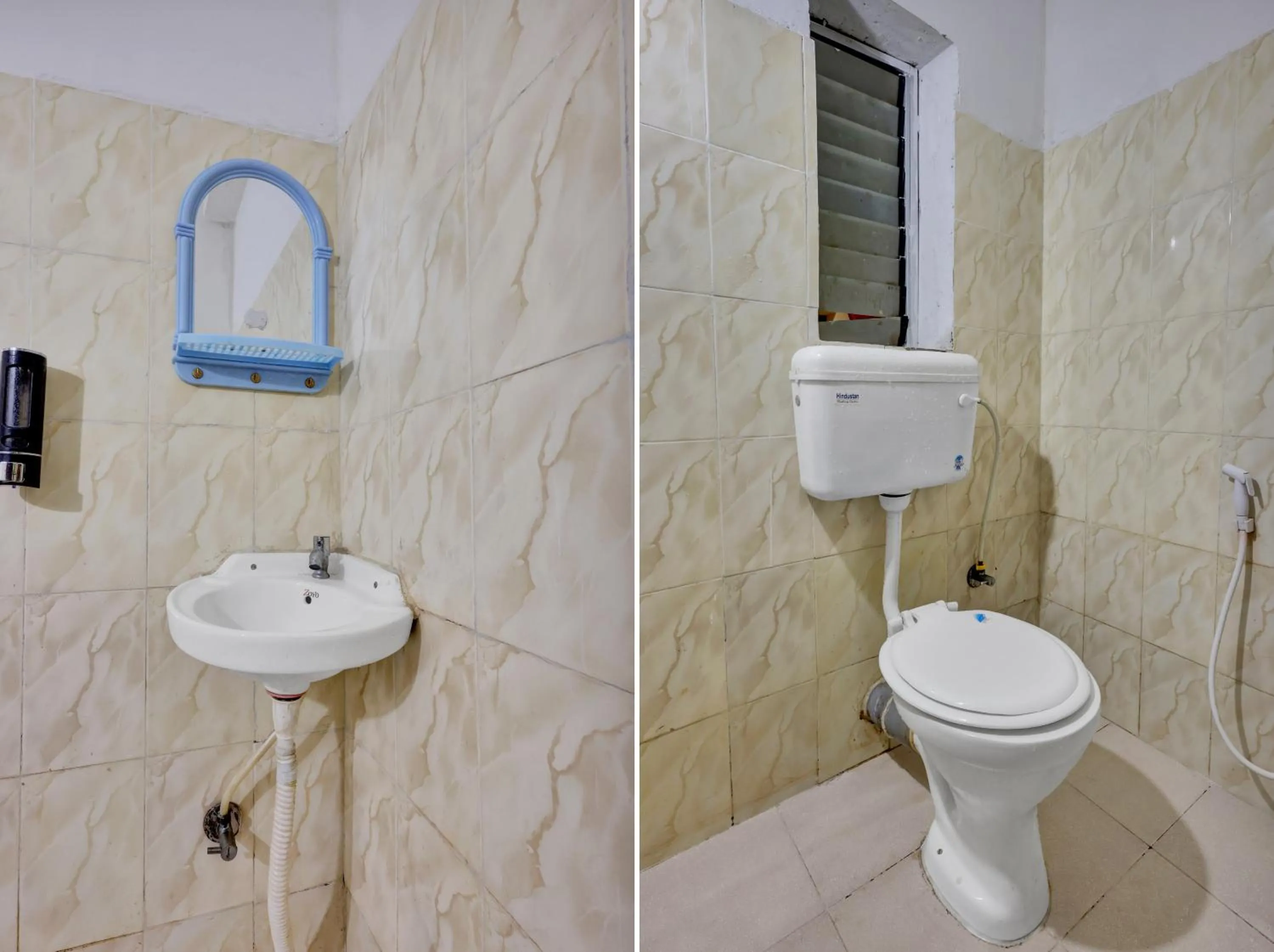 Bathroom in OYO Flagship Larica Green Valley