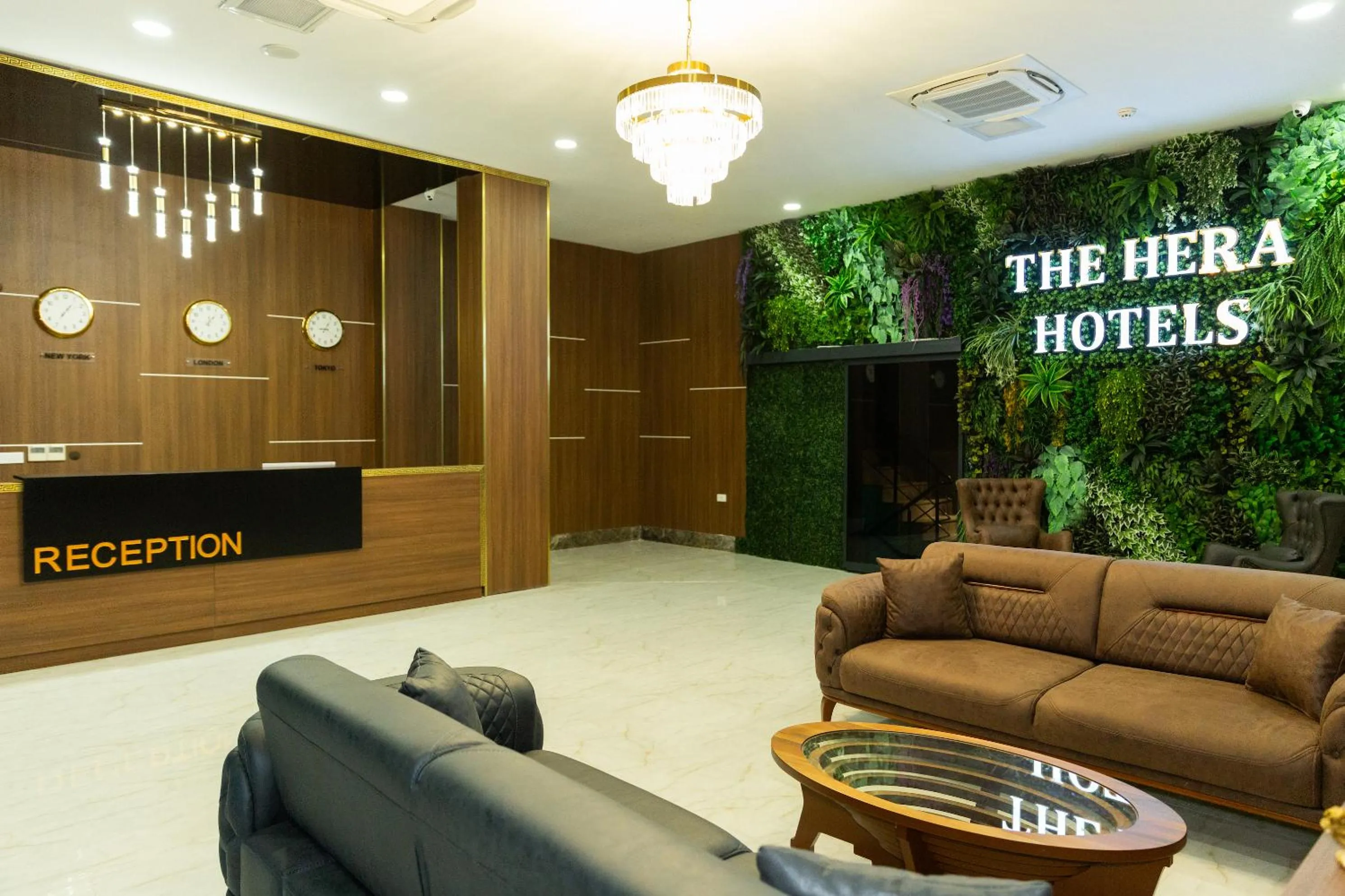 Lobby or reception in The Hera Business Hotels & Spa