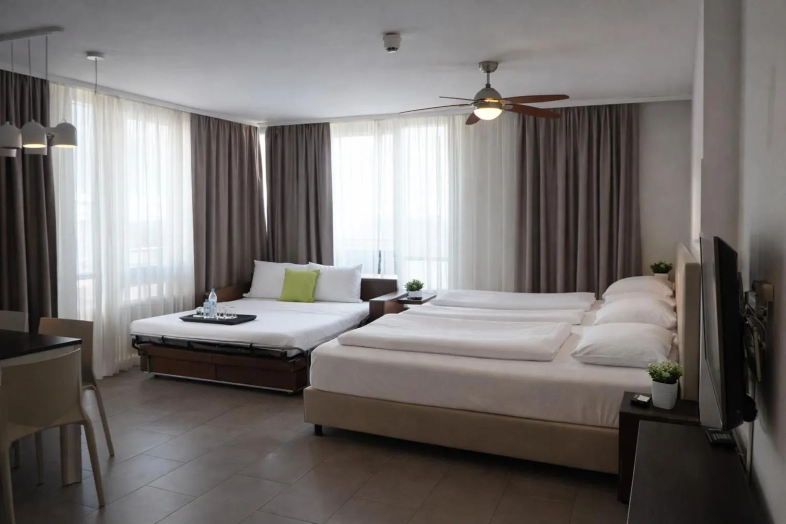 Bed in Bayer's Boardinghouse und Hotel