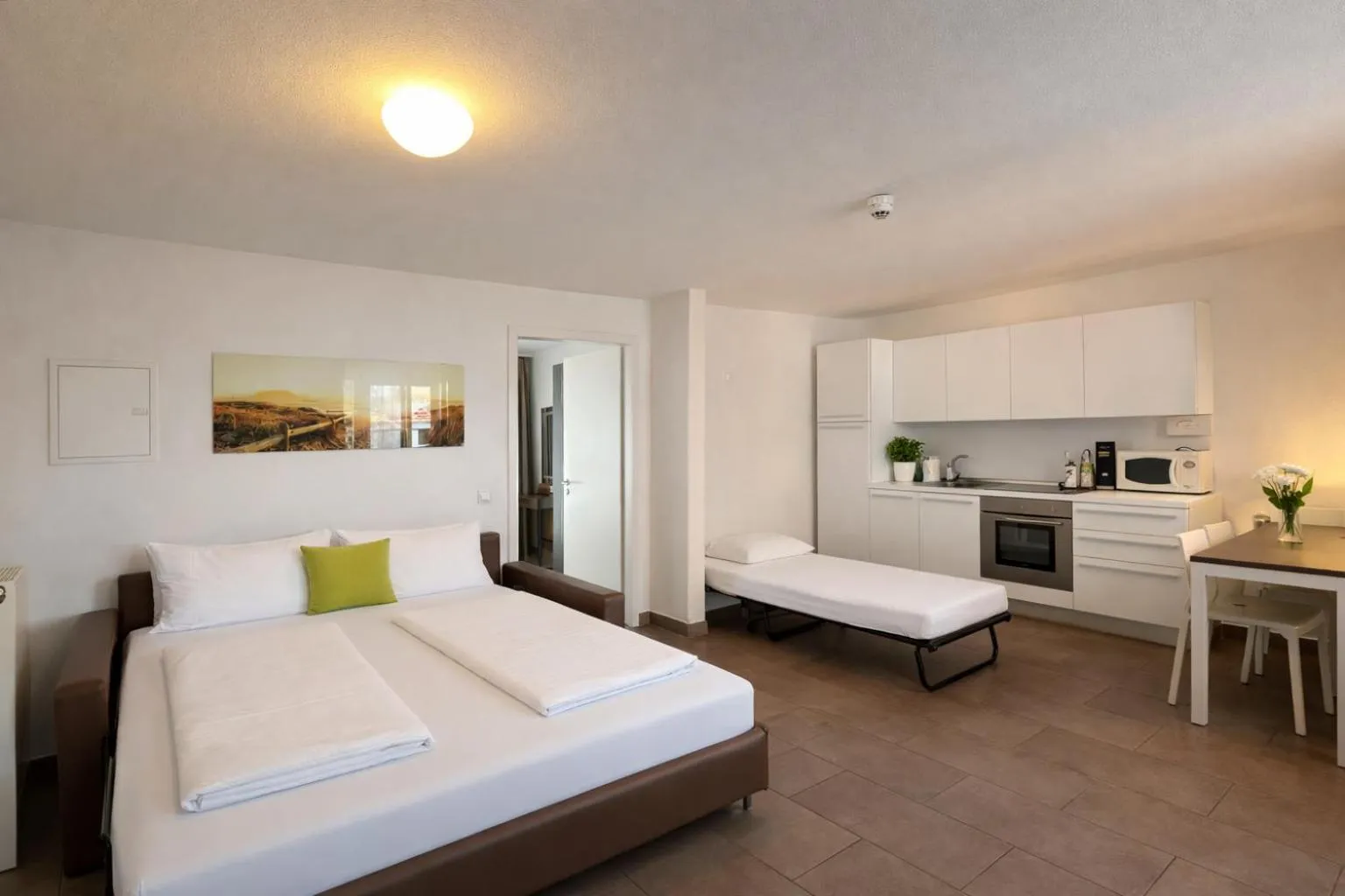 Bed in Bayer's Boardinghouse und Hotel