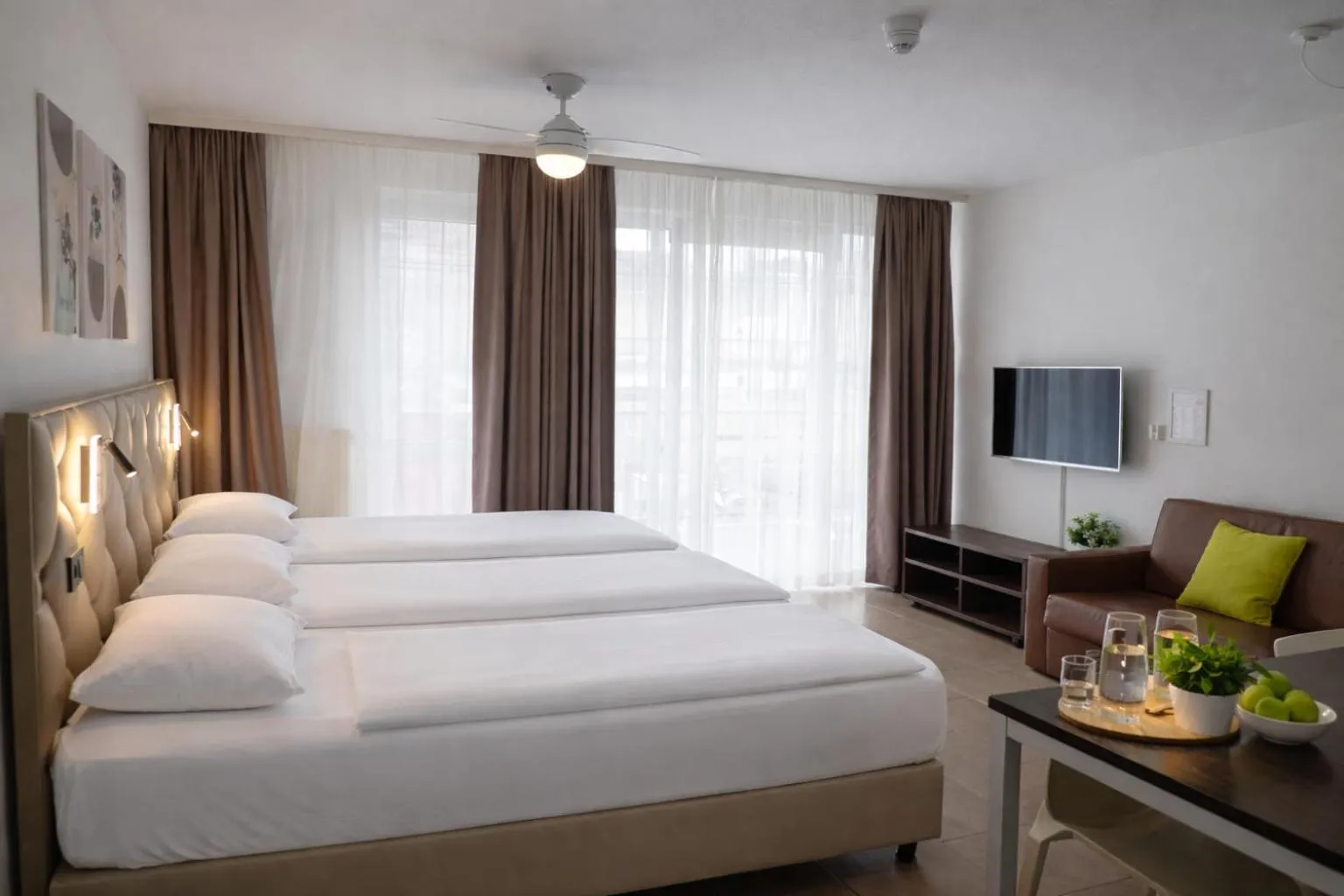 Bed in Bayer's Boardinghouse und Hotel