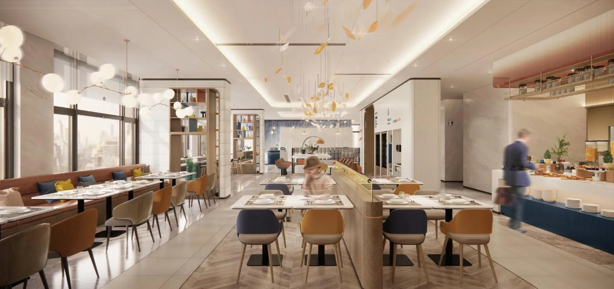 Restaurant/places to eat in Holiday Inn Express Jiangmen East Station by IHG