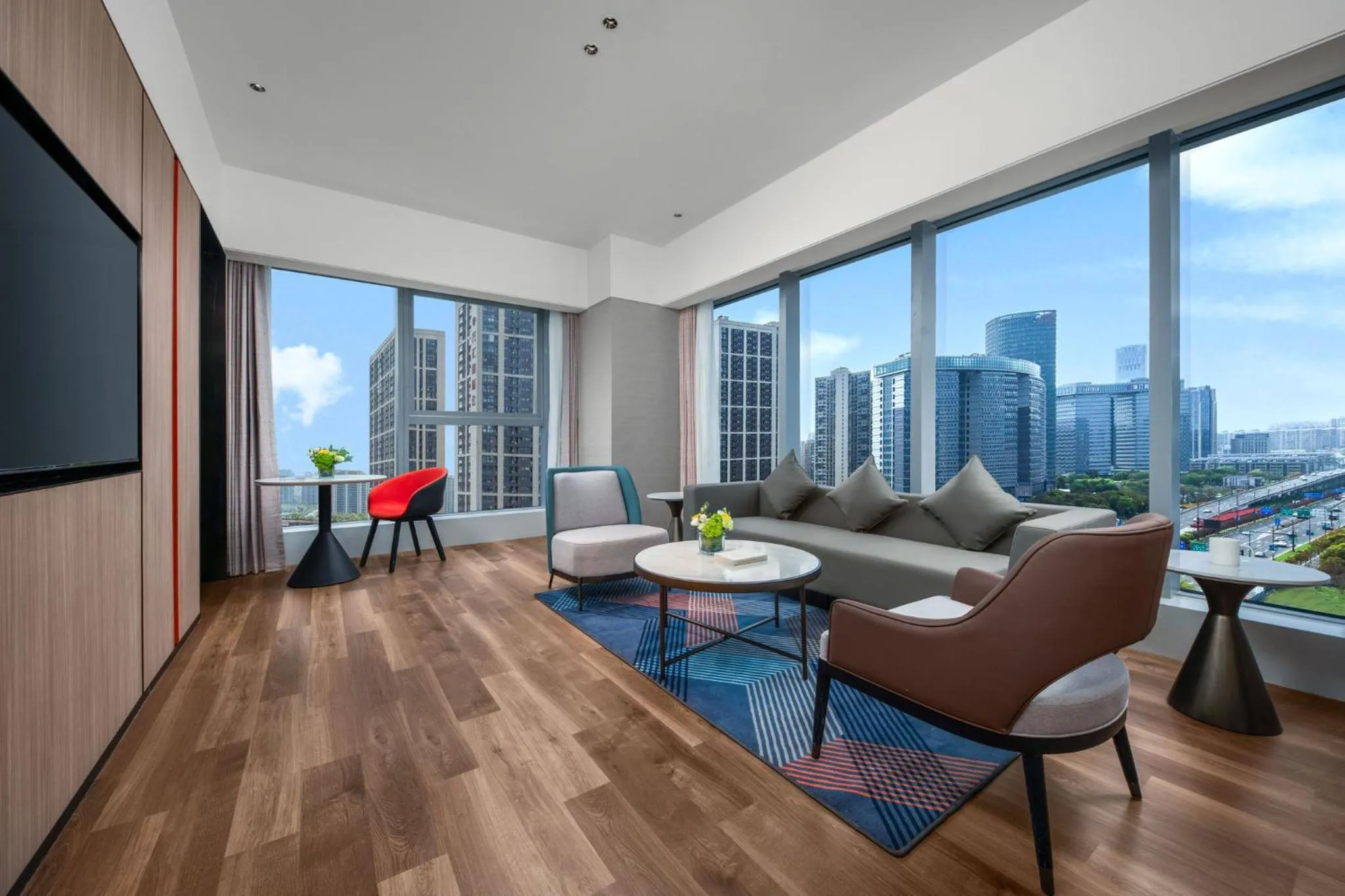 Photo of the whole room in Holiday Inn Express Nanjing Jiangbei Wonhall Mall