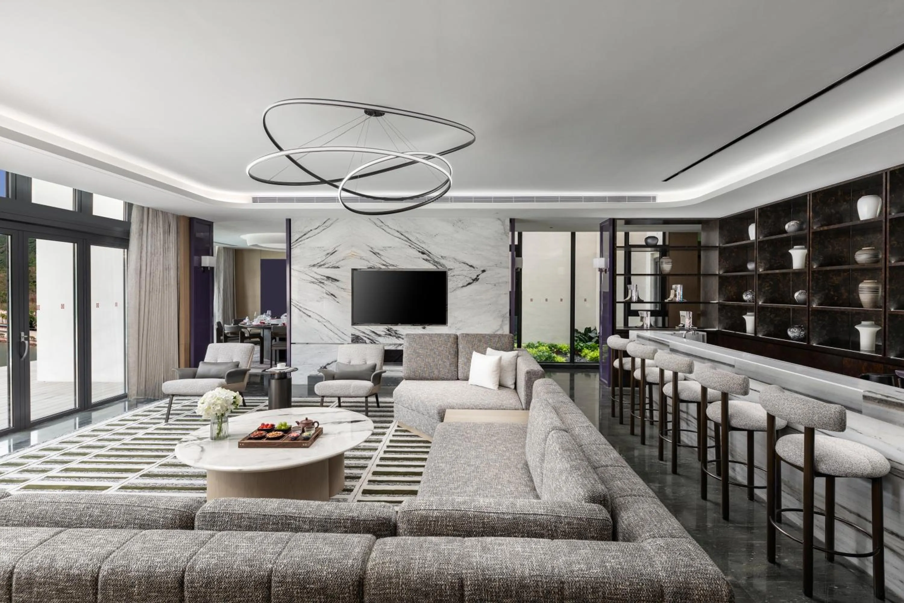 Living room in HUALUXE Sanya Yalong Bay Resort