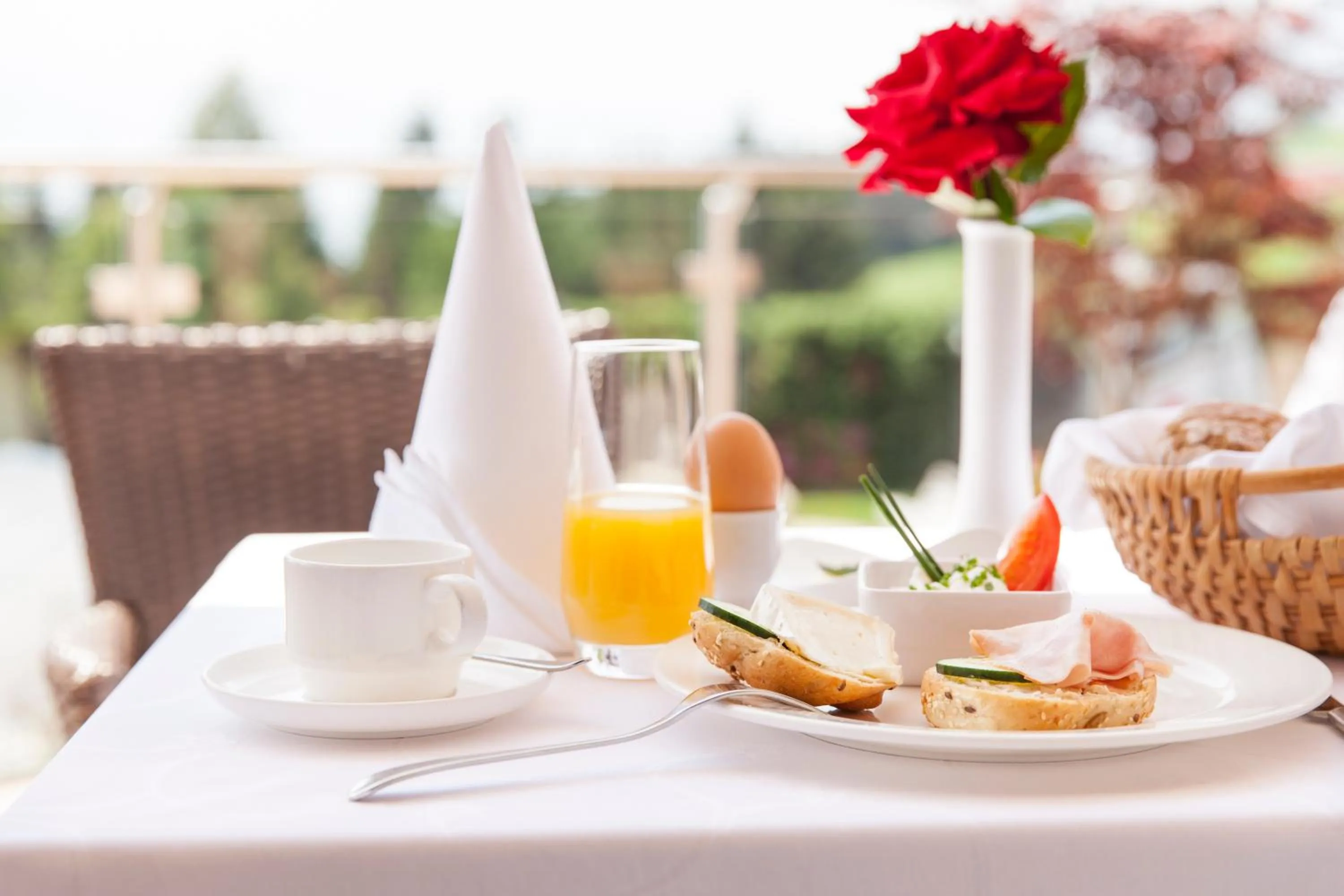 Continental breakfast in Hotel Bacherhof