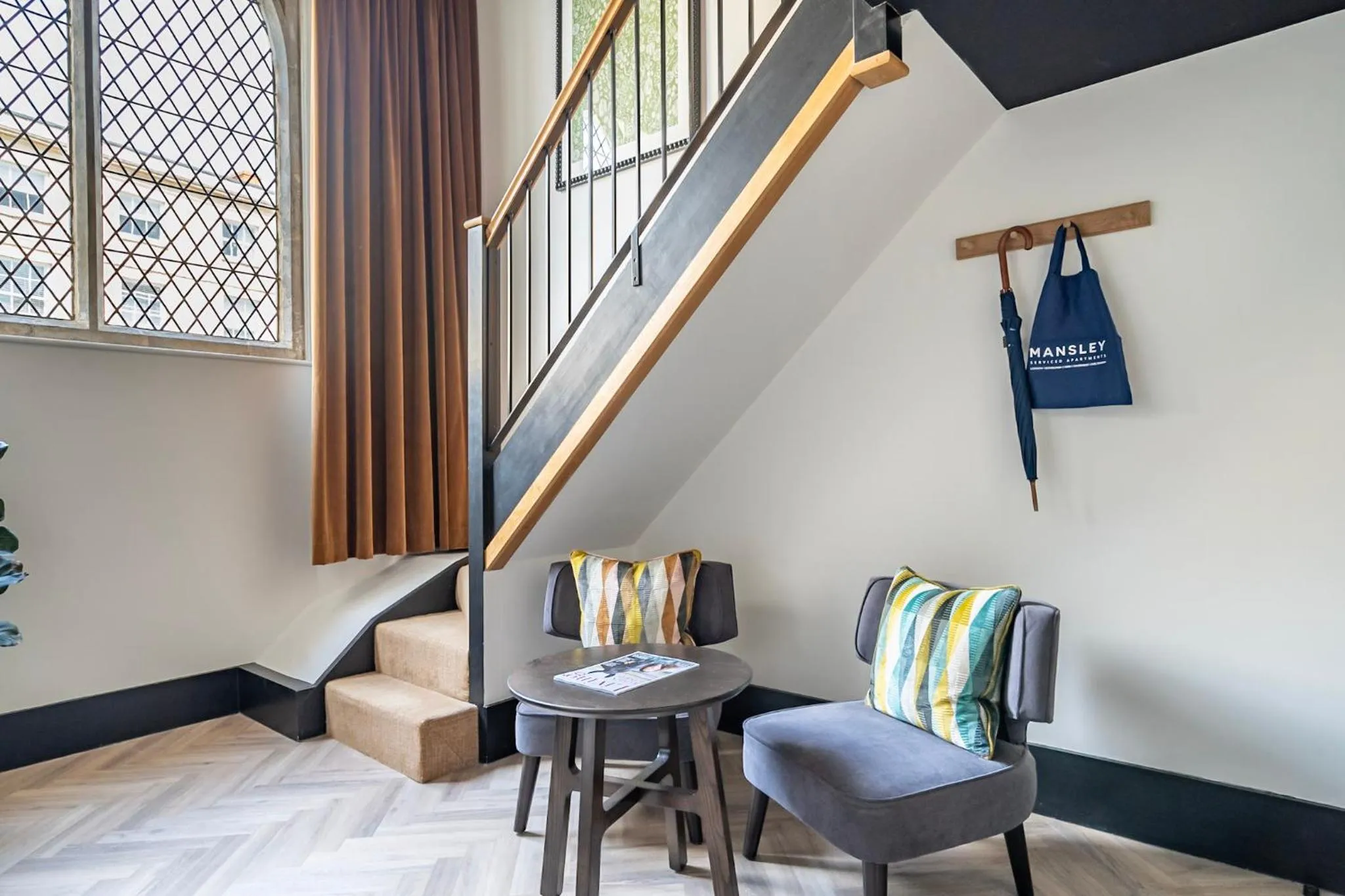 Living room in Crescent Place by Mansley