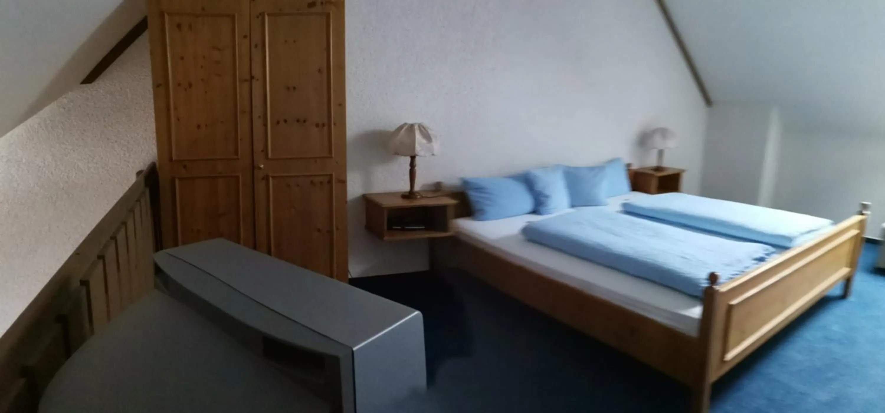 Bed in Ferienwohnungen Kupferkanne