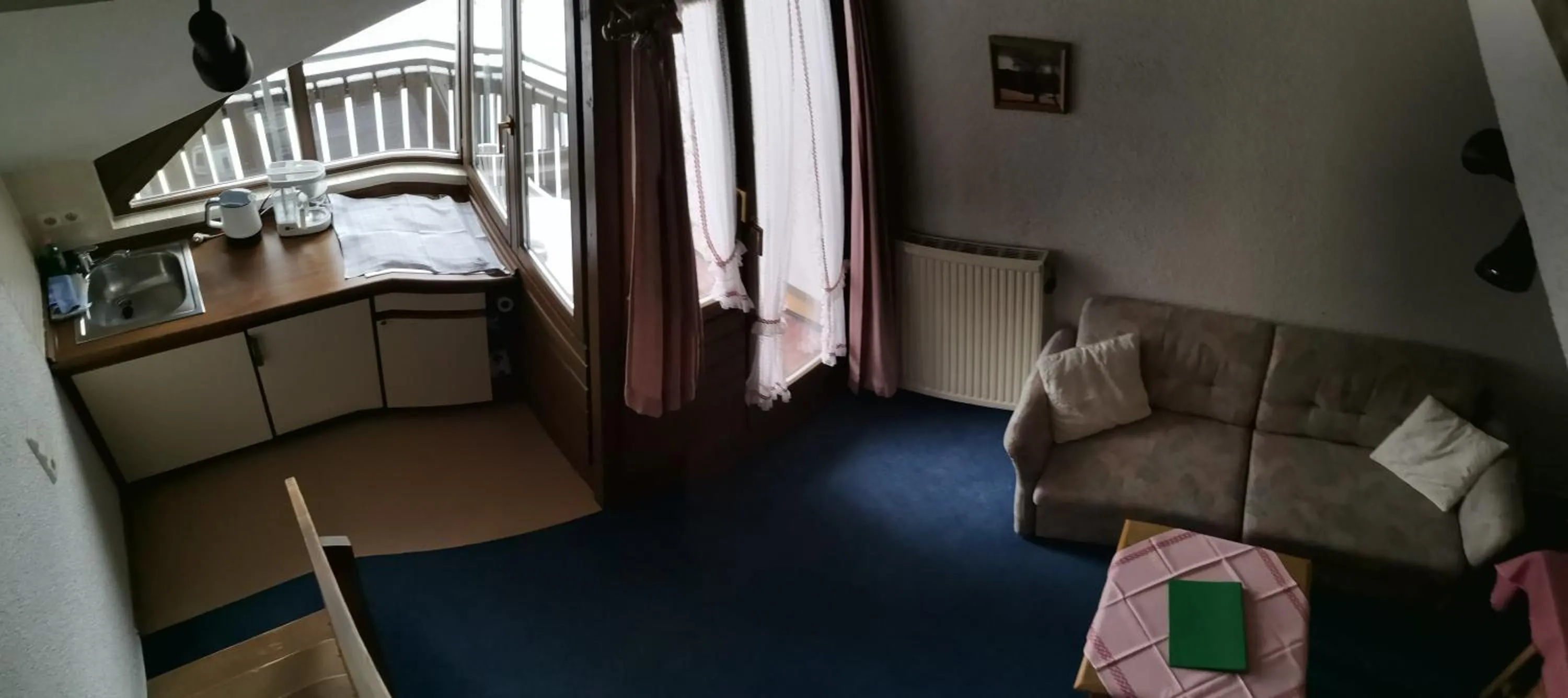 Bed in Ferienwohnungen Kupferkanne