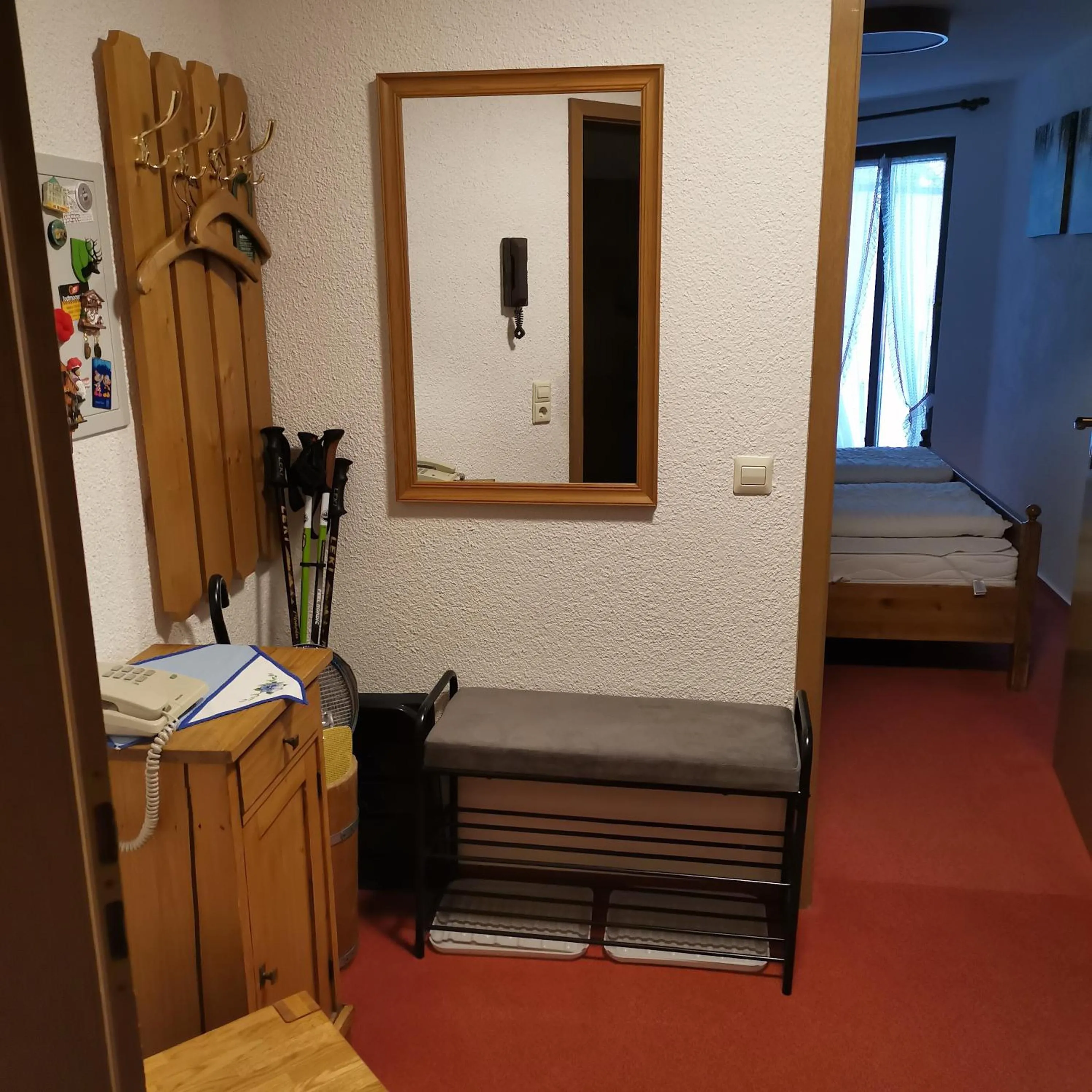 Bed in Ferienwohnungen Kupferkanne