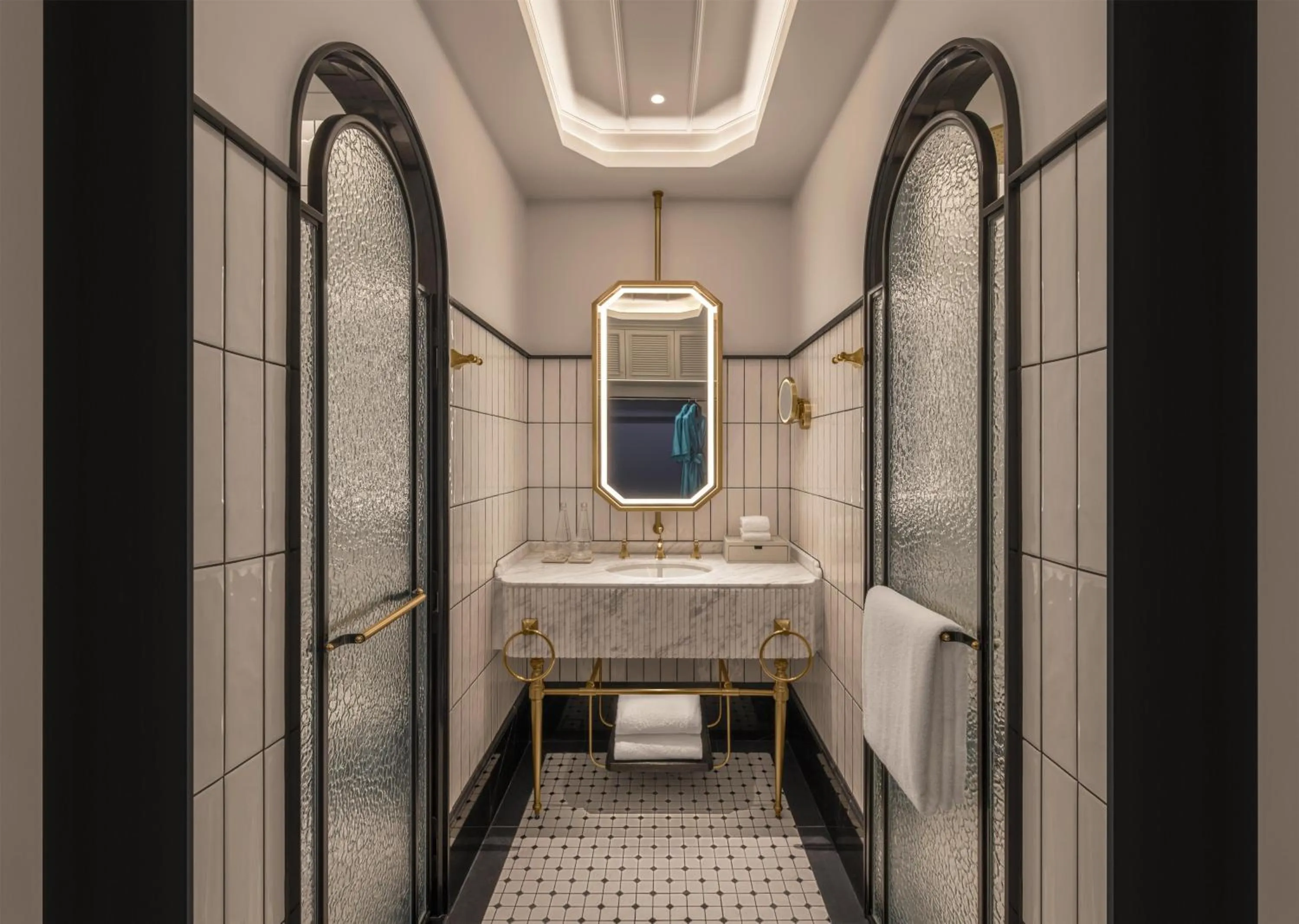 Bathroom in La Festa Phu Quoc, Curio Collection By Hilton