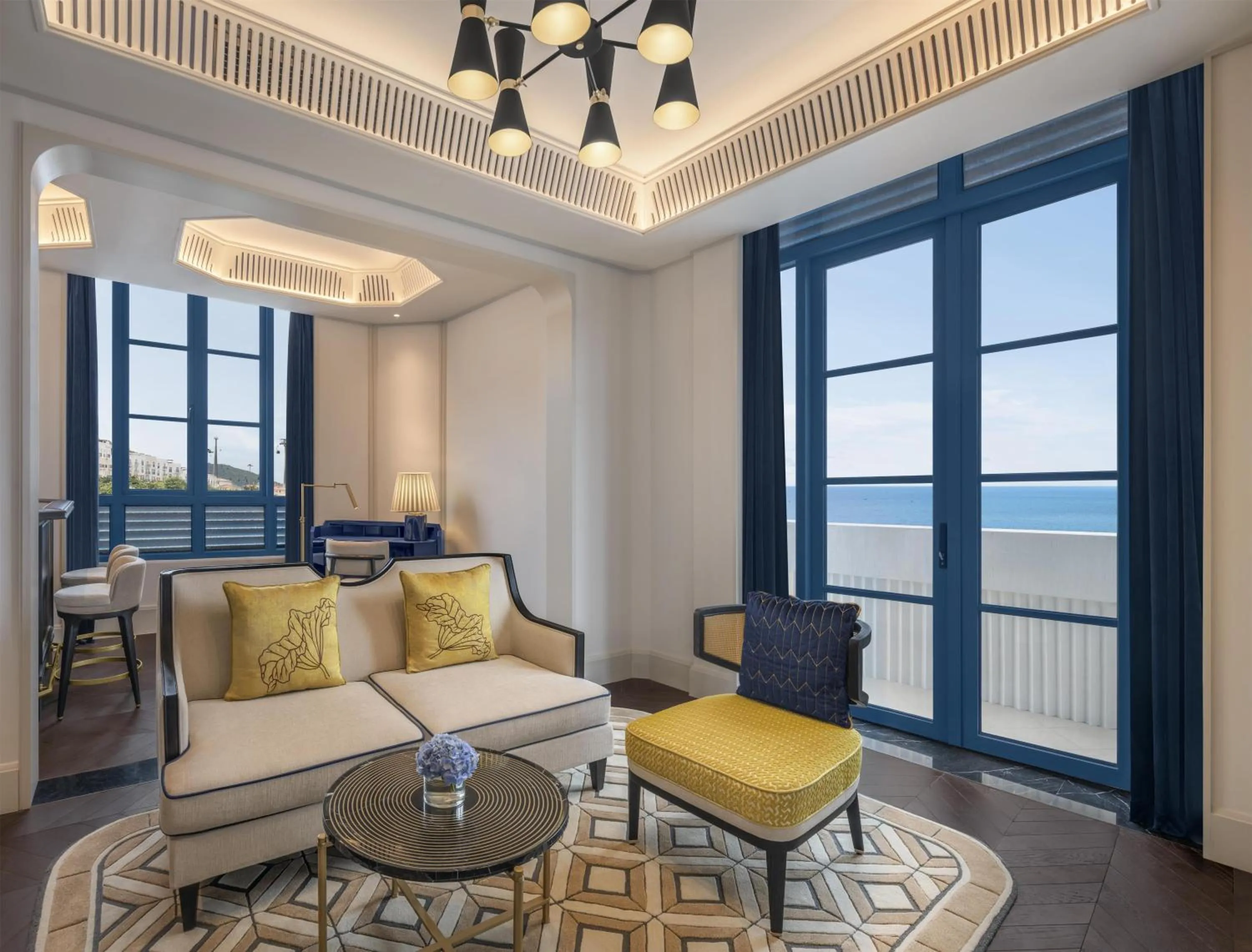 Living room in La Festa Phu Quoc, Curio Collection By Hilton