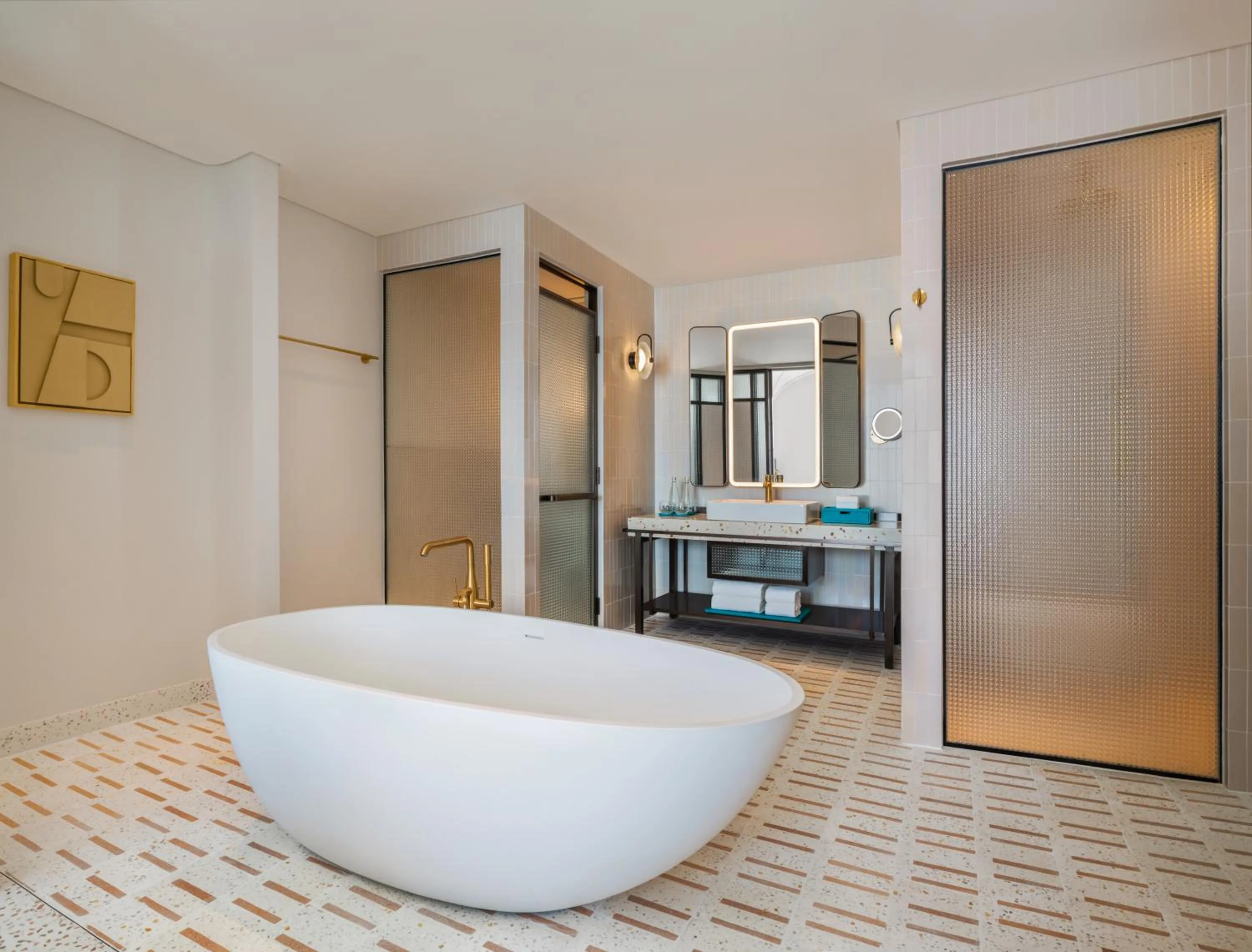 Bathroom in La Festa Phu Quoc, Curio Collection By Hilton