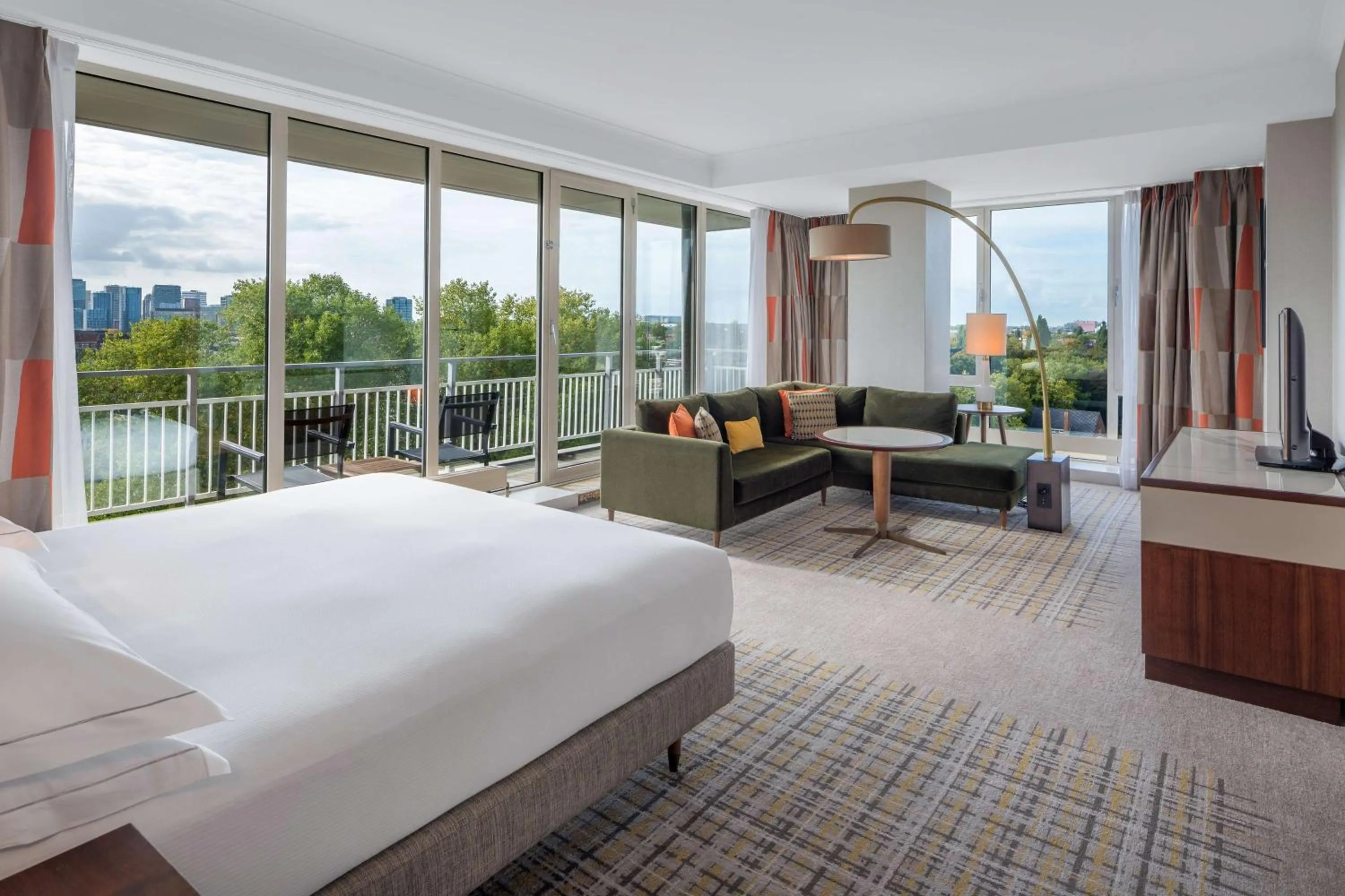 Living room in Hilton Amsterdam