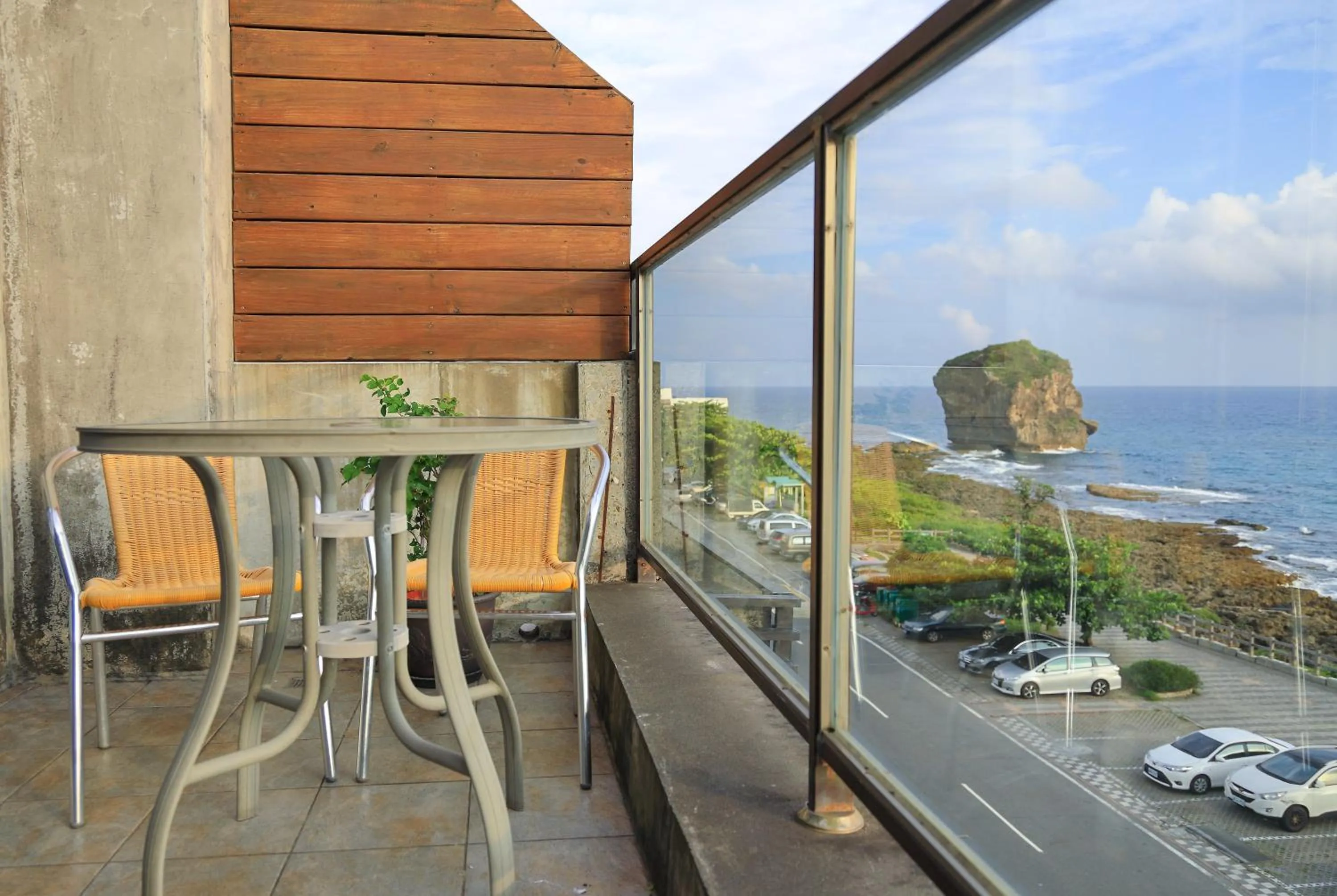 Patio in Jing Guan Hotel