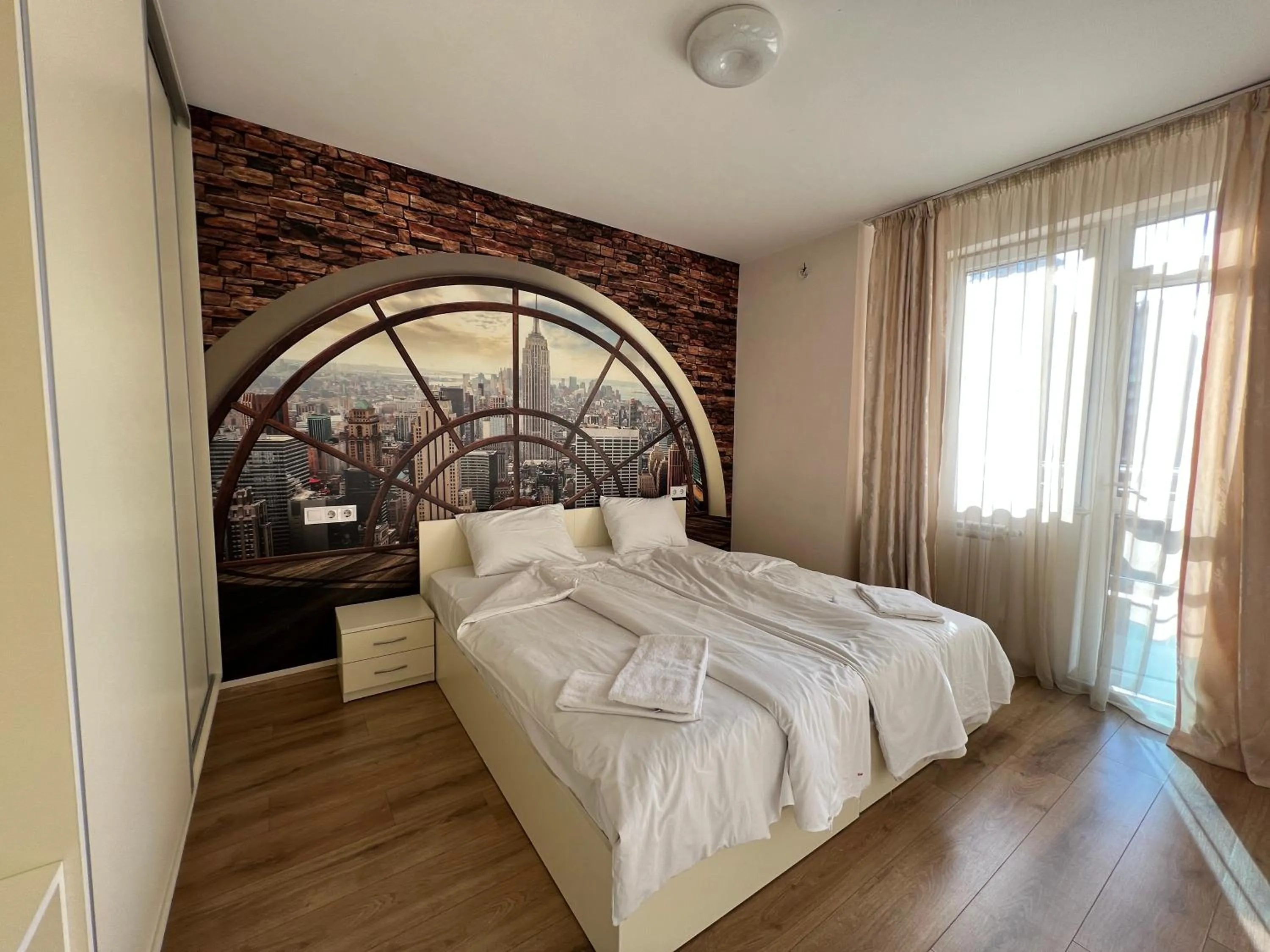 Bed in APARTHOTEL VICTORY SOFIA