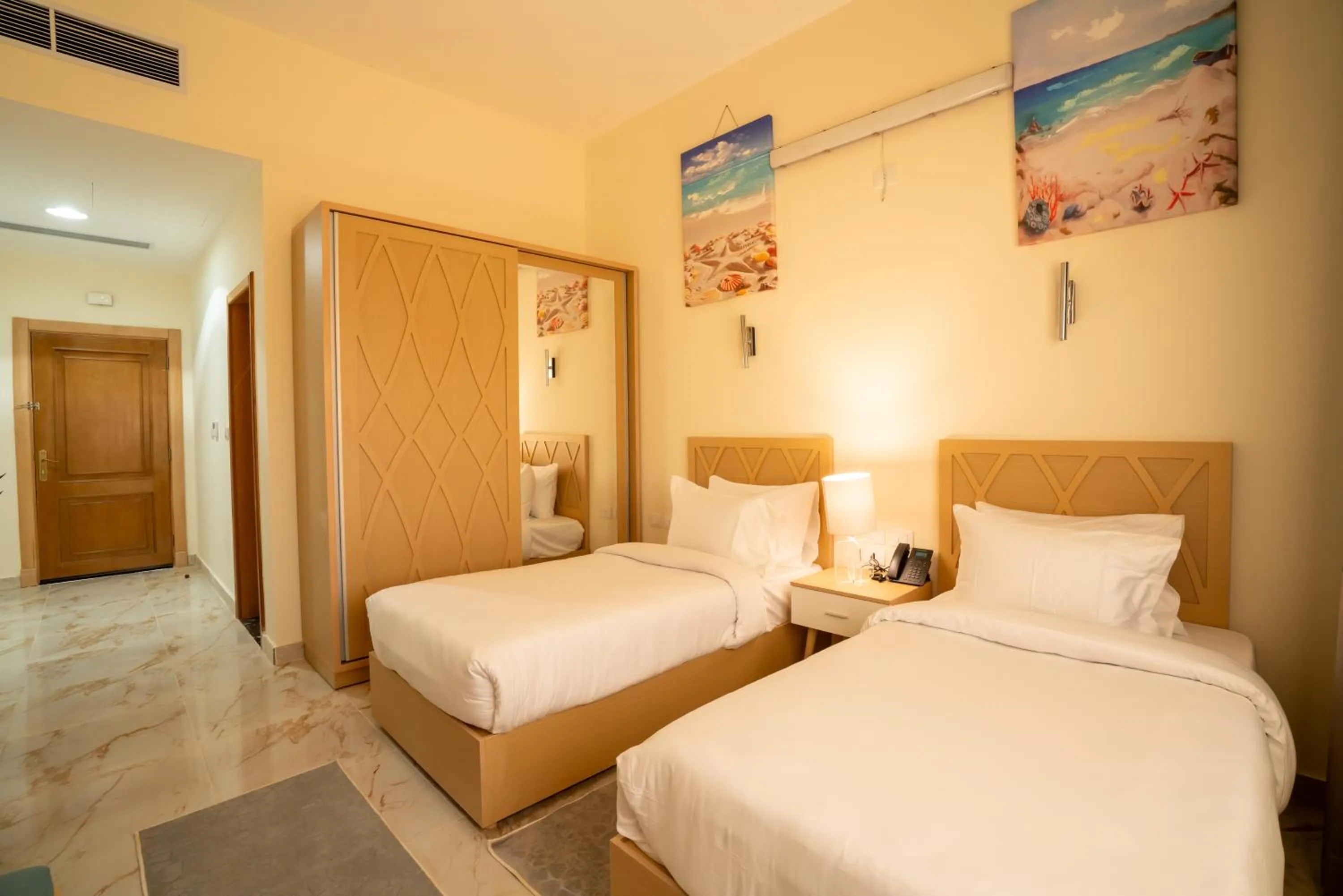 Bed in Azal Lagoons Resort Abu Simbel