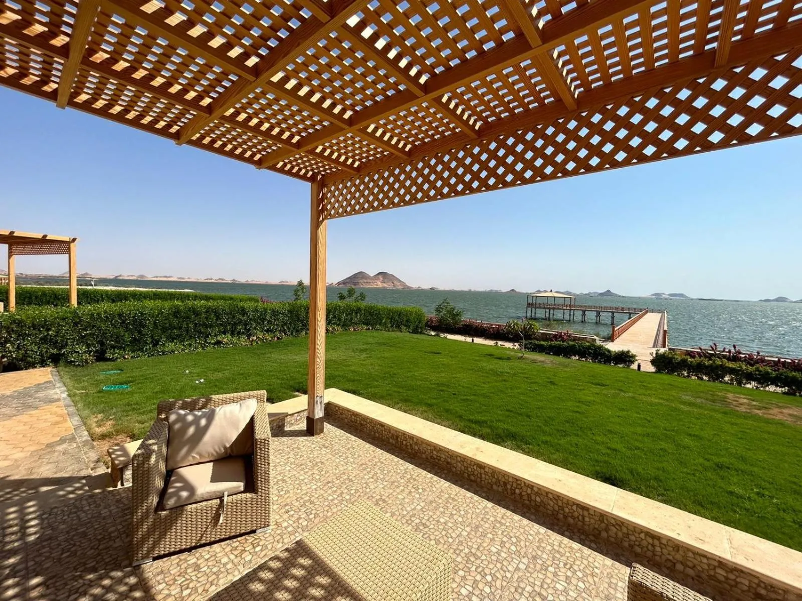 Garden in Azal Lagoons Resort Abu Simbel