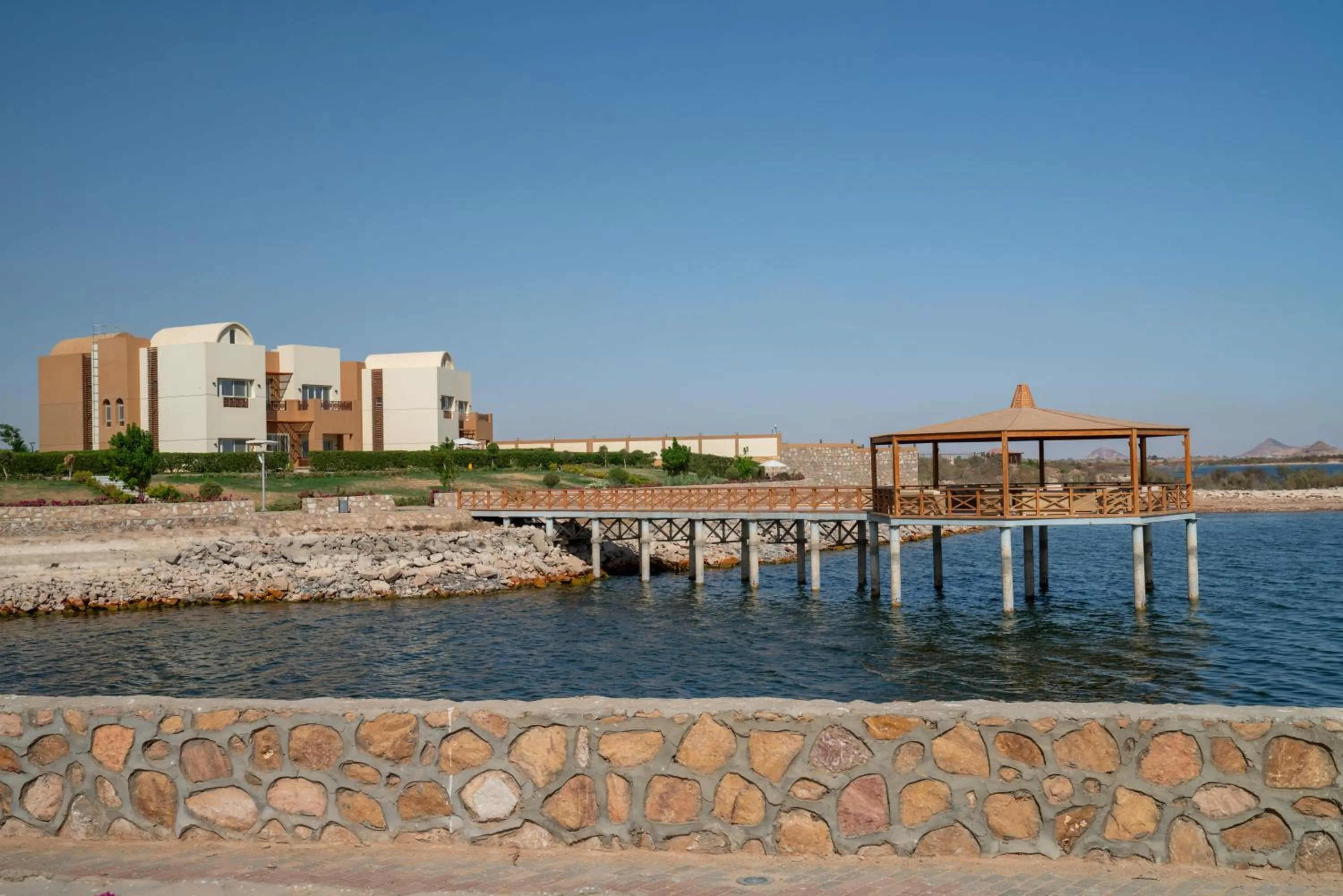 Lake view in Azal Lagoons Resort Abu Simbel