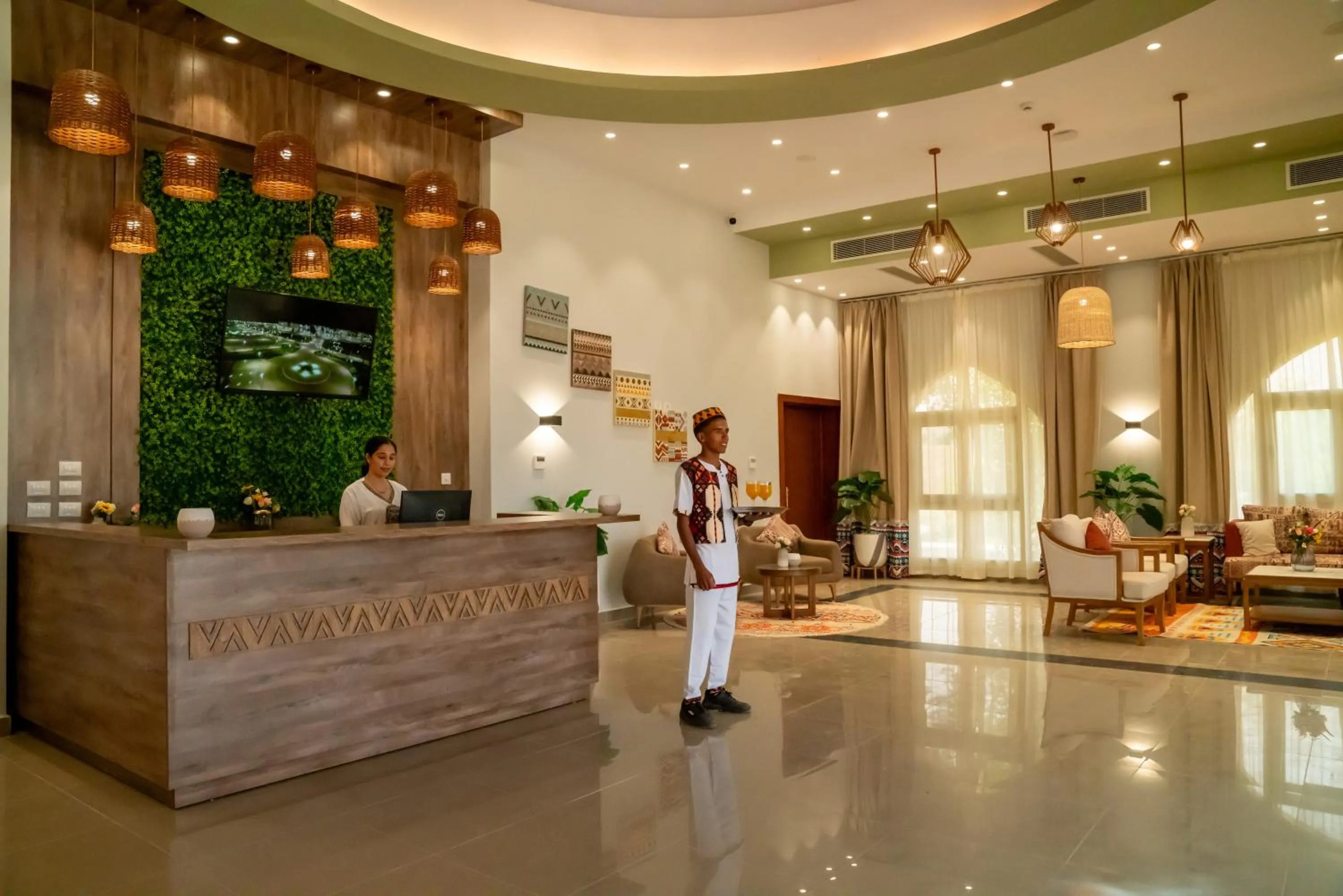 Lobby or reception in Azal Lagoons Resort Abu Simbel