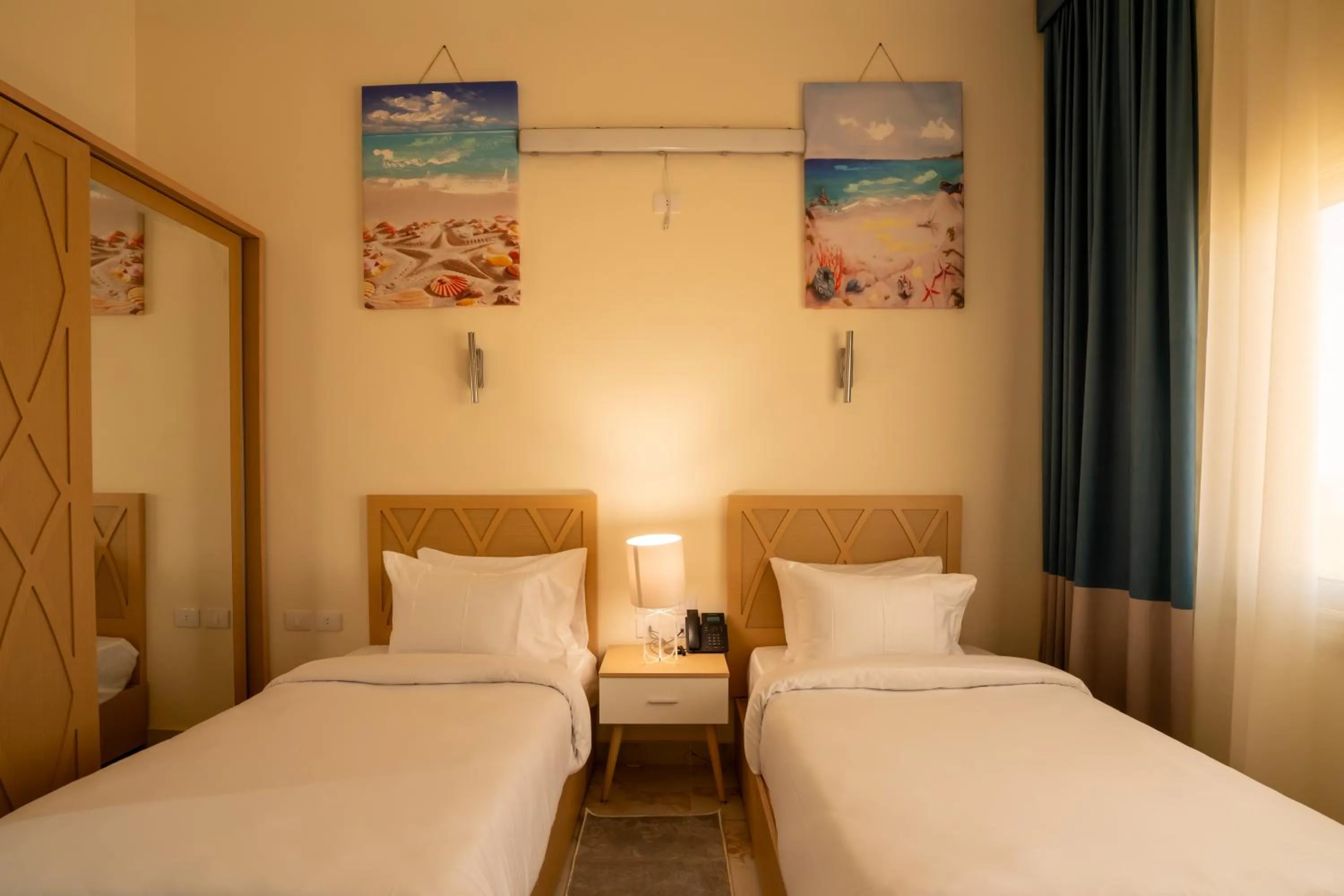 Photo of the whole room, Bed in Azal Lagoons Resort Abu Simbel