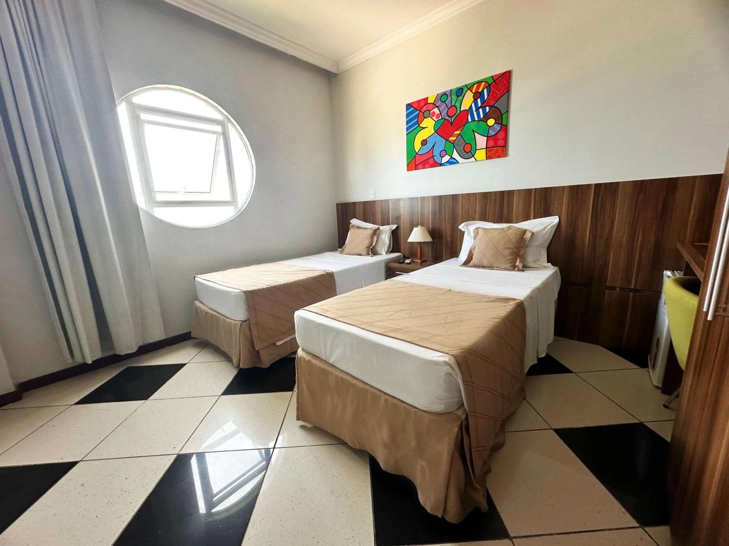 Bedroom, Bed in Hotel Atlantico Macaé By Inn House