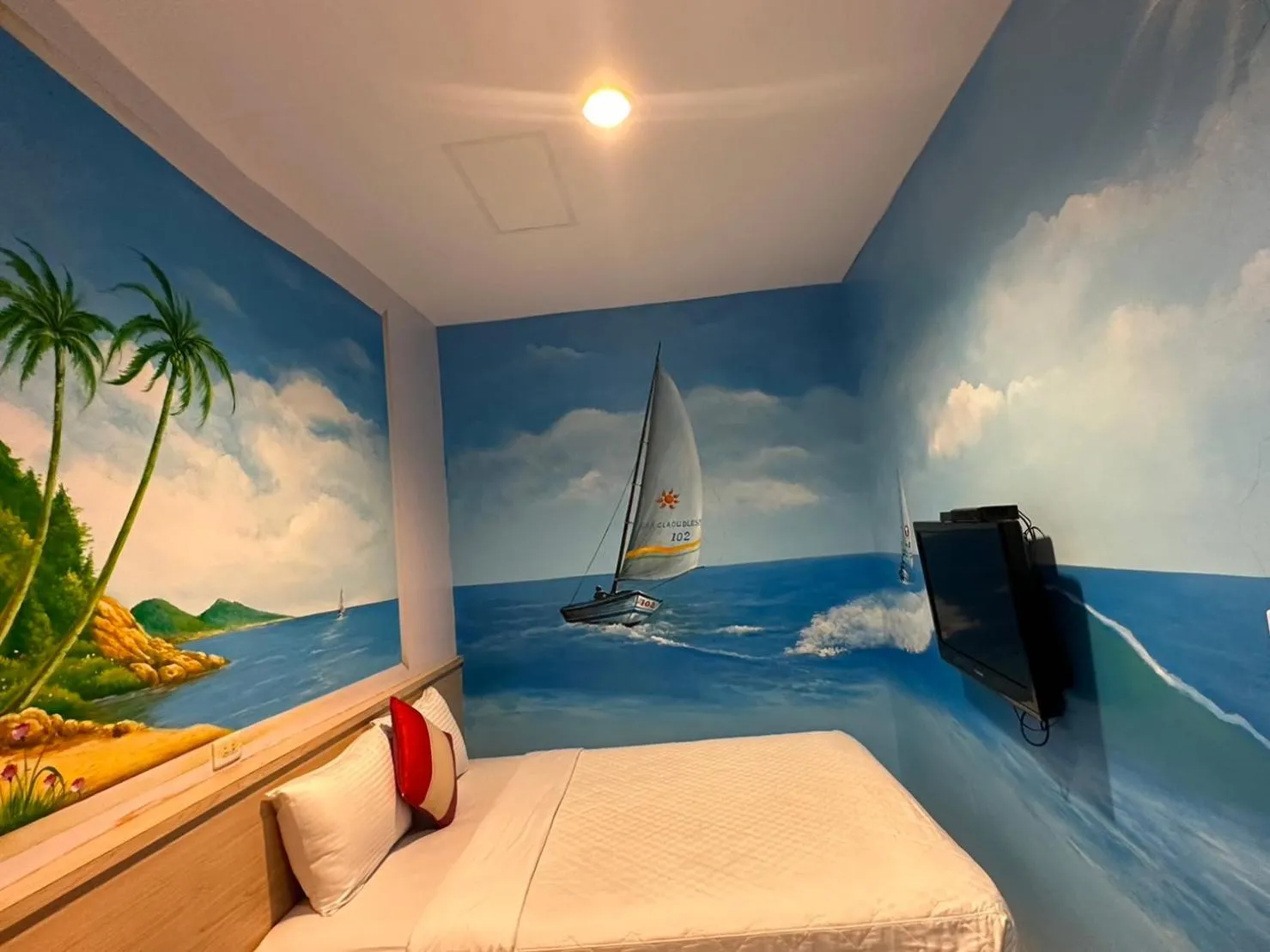 On site, Bed in Kenting Sea Cloudless Day Home