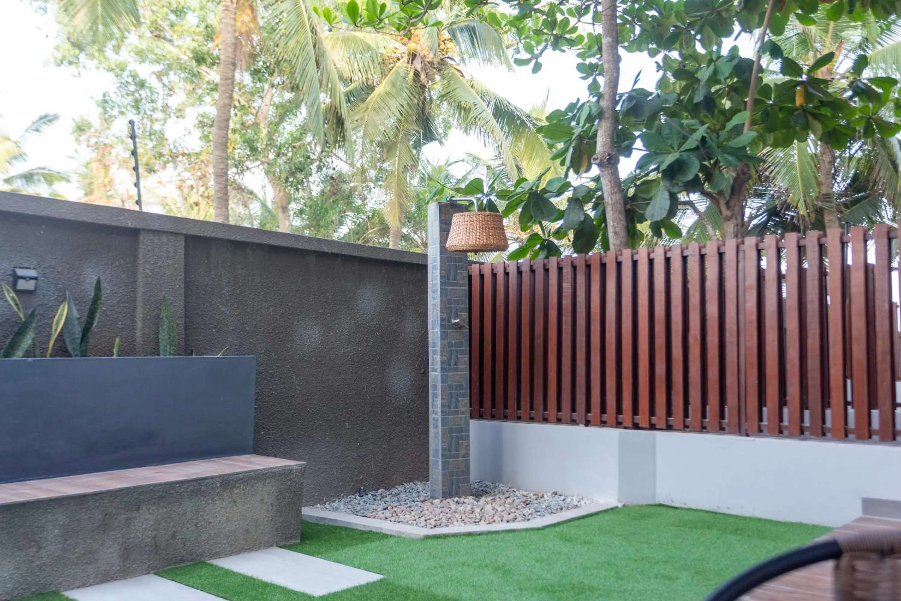 Shower in Serenity Residences & Spa - Kokrobite Beach