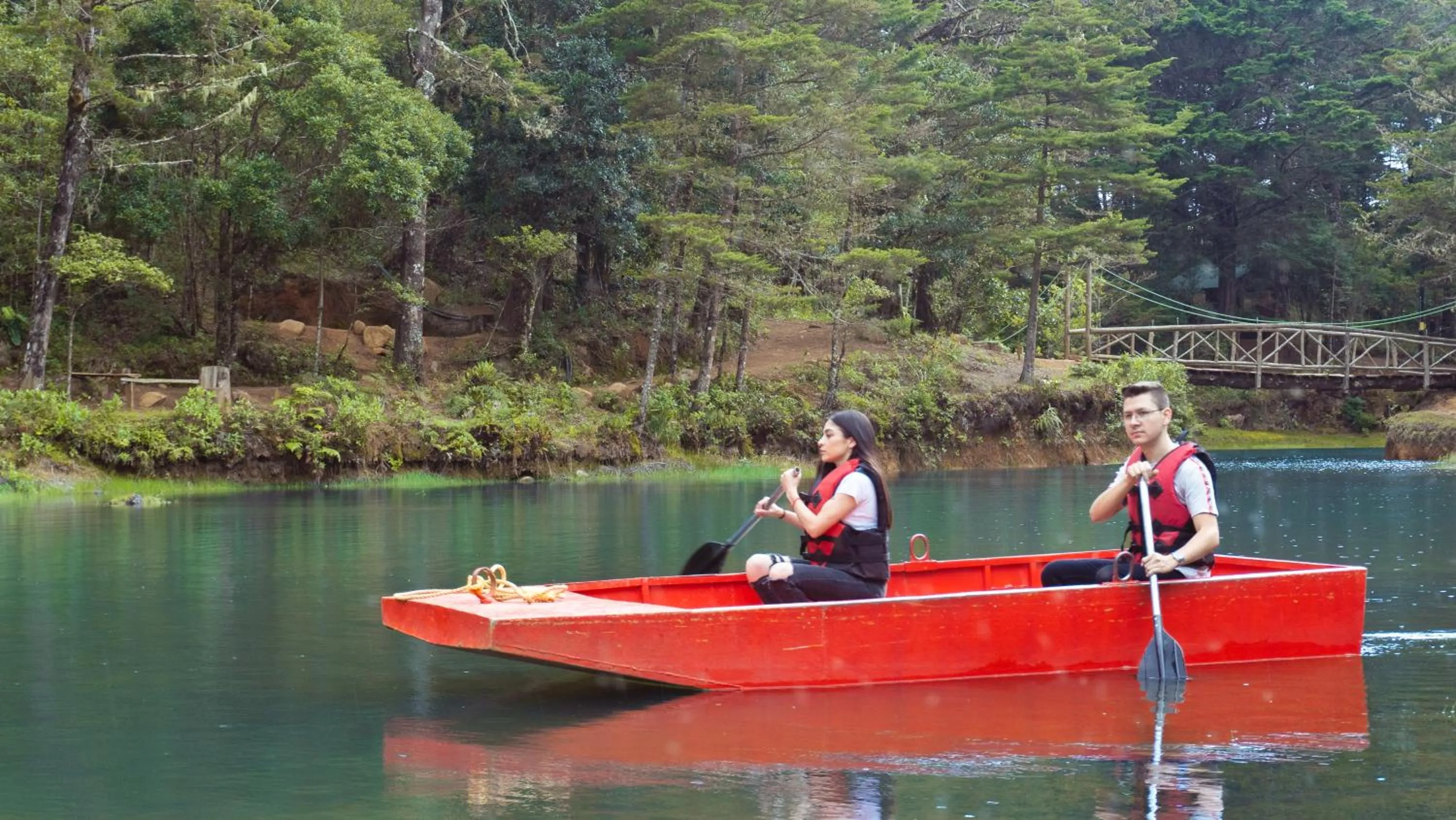 Natural landscape in Hacienda La Lucha
