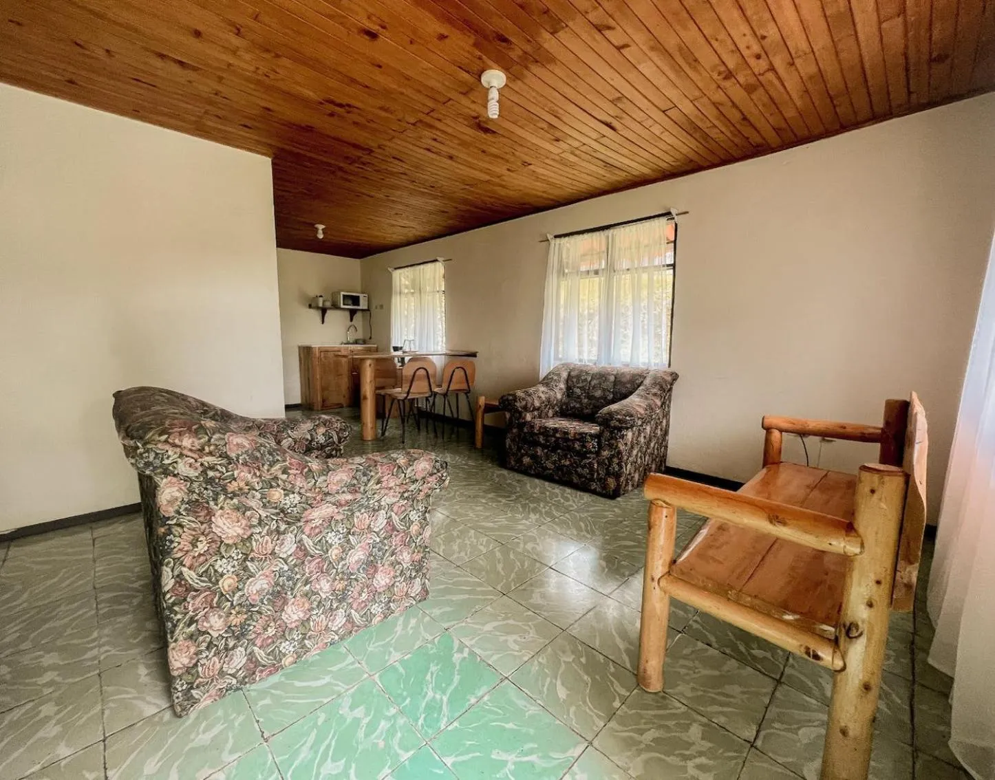 Living room in Hacienda La Lucha