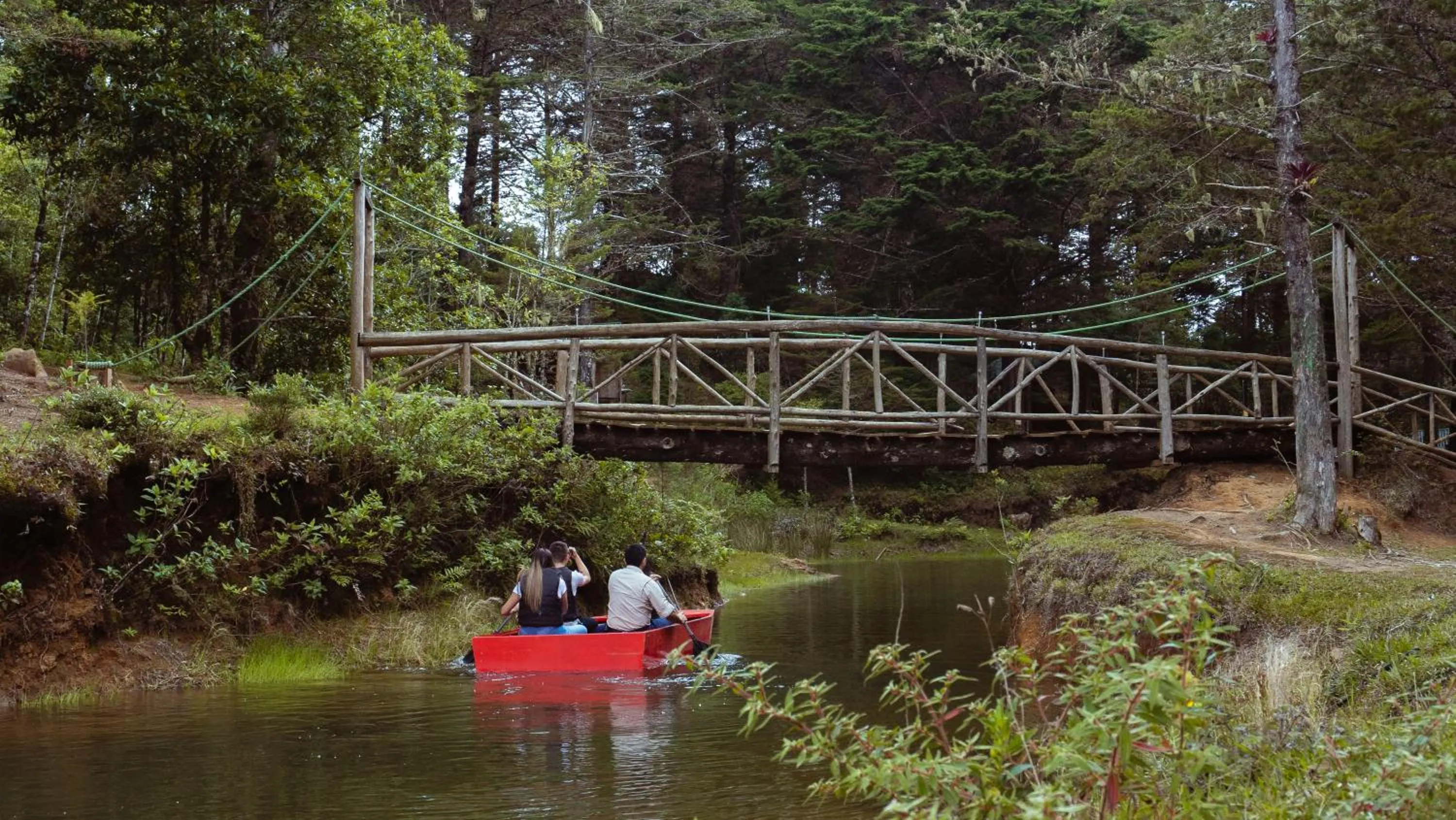 Natural landscape in Hacienda La Lucha