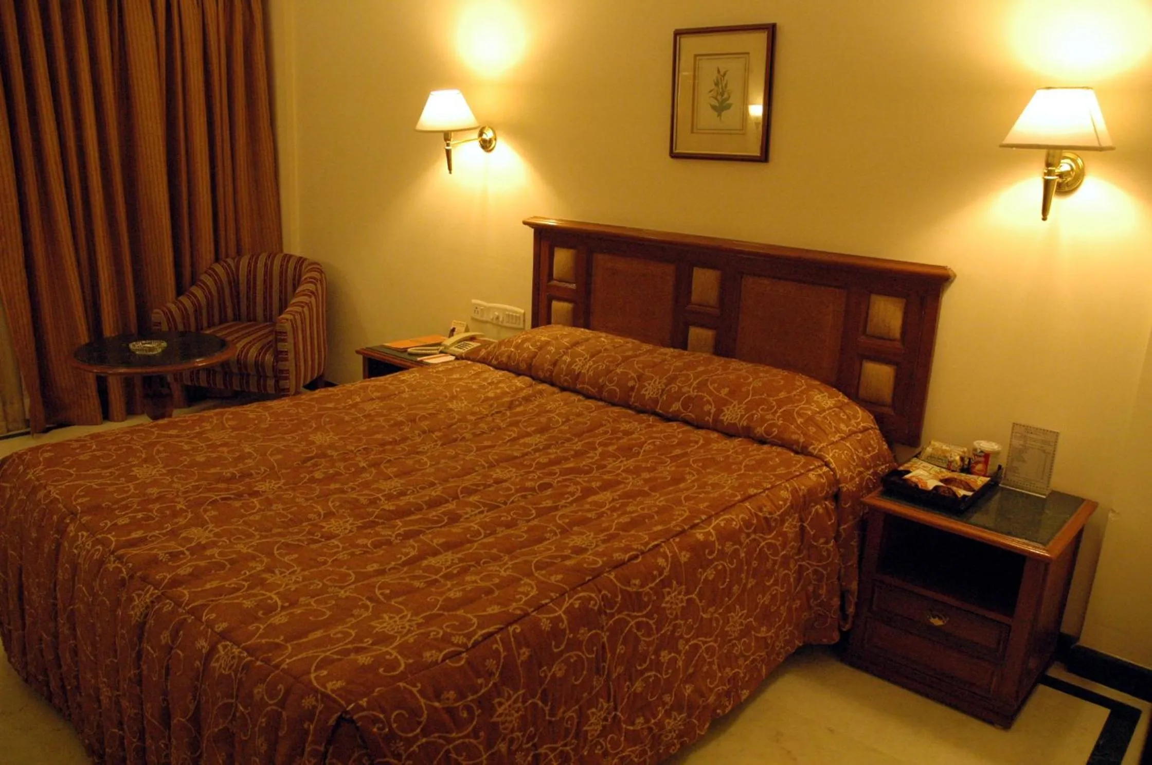 Bedroom, Bed in Regency Kanchipuram by GRT Hotels