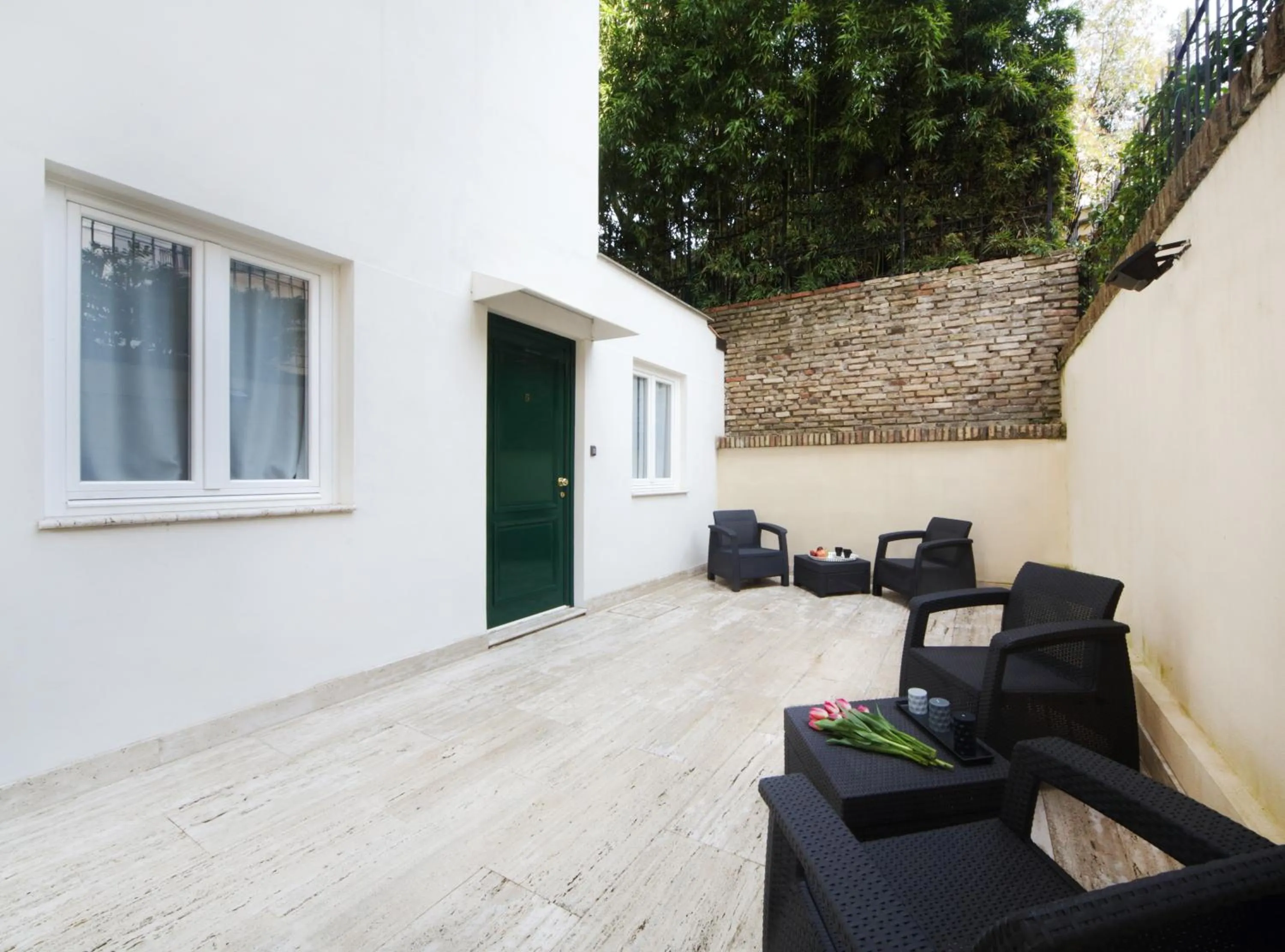 Patio in The One Prati Rooms